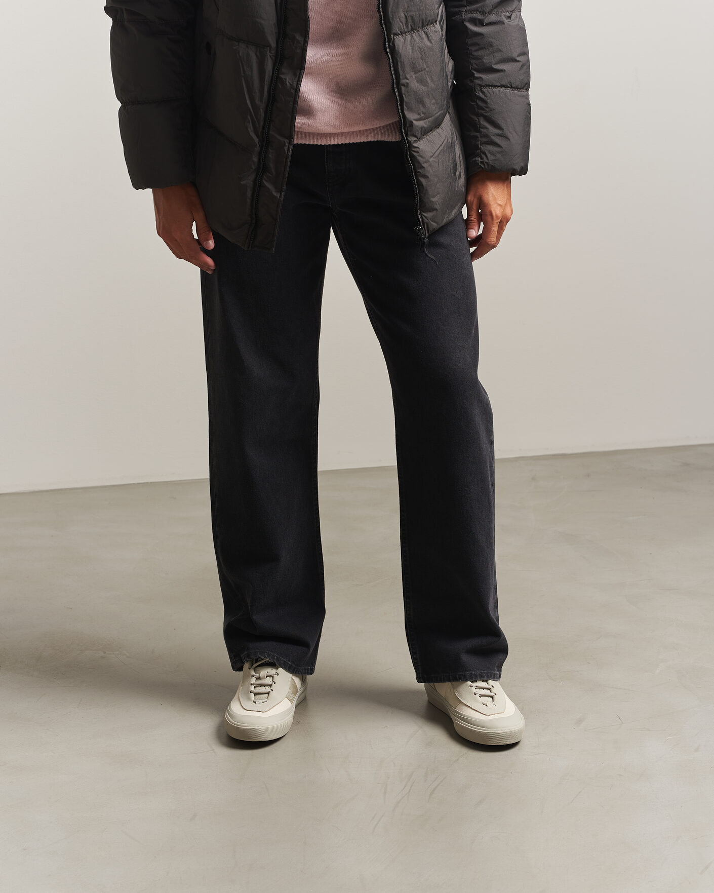 Homme | Baskets | Stone Island | Low Top Canvas Sneaker Ivory