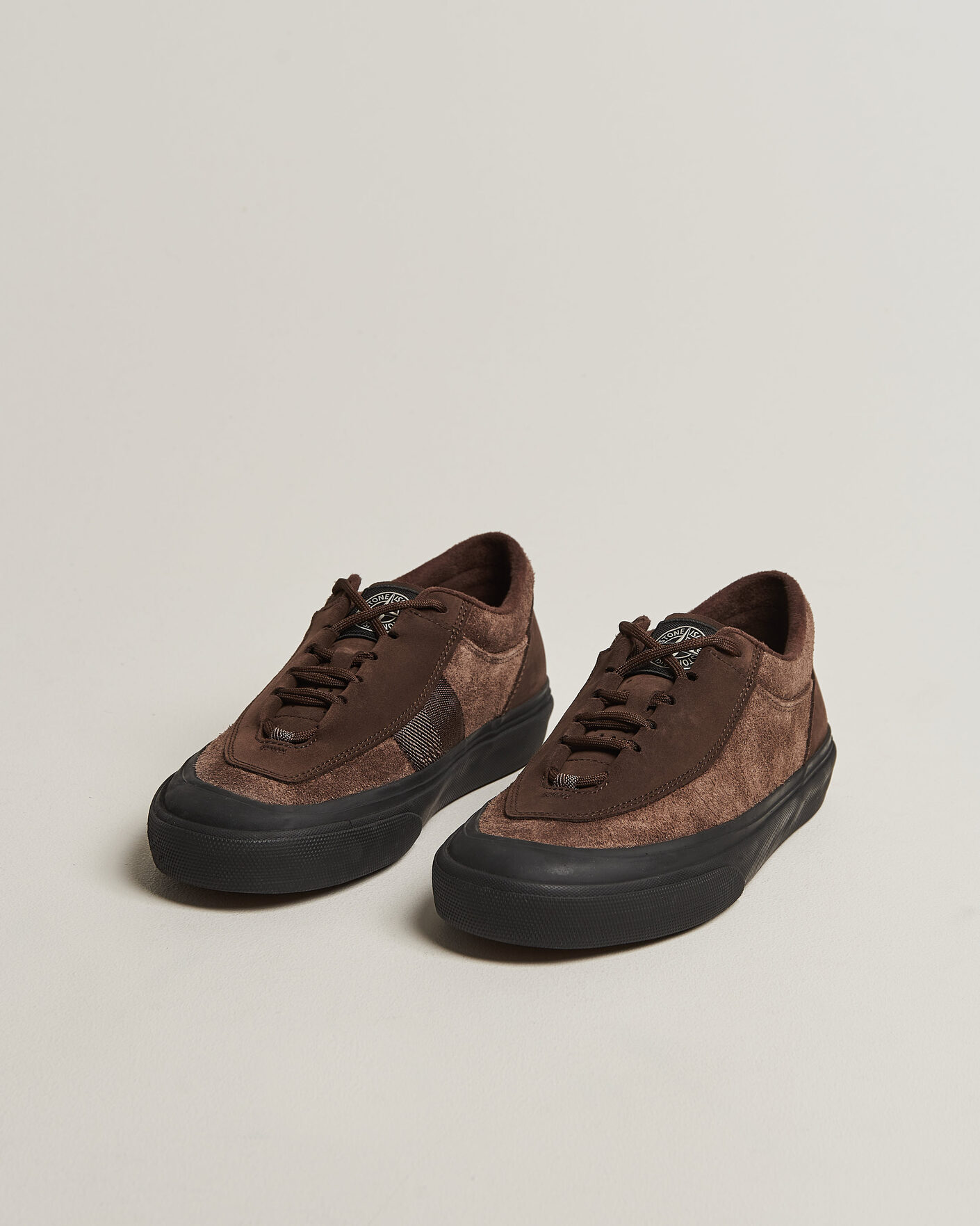 Heren | Sneakers | Stone Island | Low Top Suede Sneaker Umber