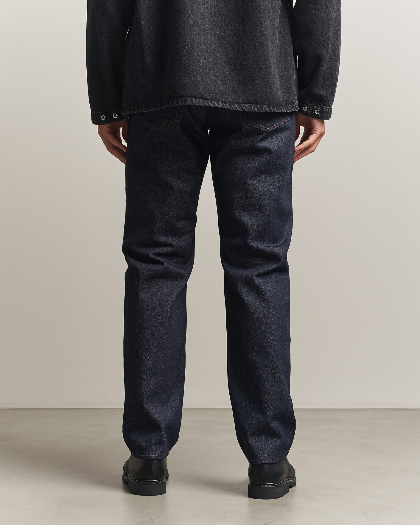 Homme | Jeans | Stone Island | Regular Straight Fit Indigo Jeans Blue Raw