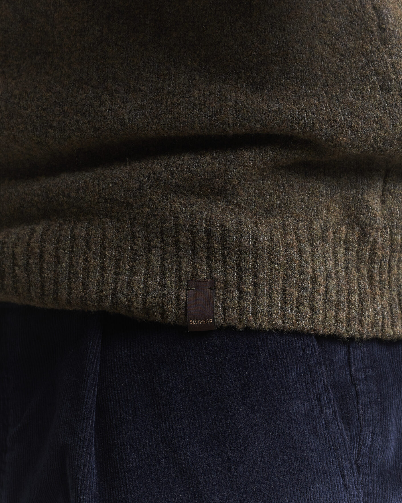 Homme | Pulls Et Tricots | Zanone | Wool Boucle Crew Neck Forest Green