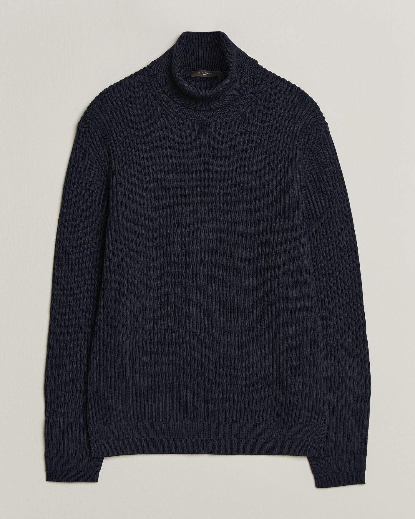 Homme | Pulls Et Tricots | Zanone | Fishermans Rib Rollneck Navy