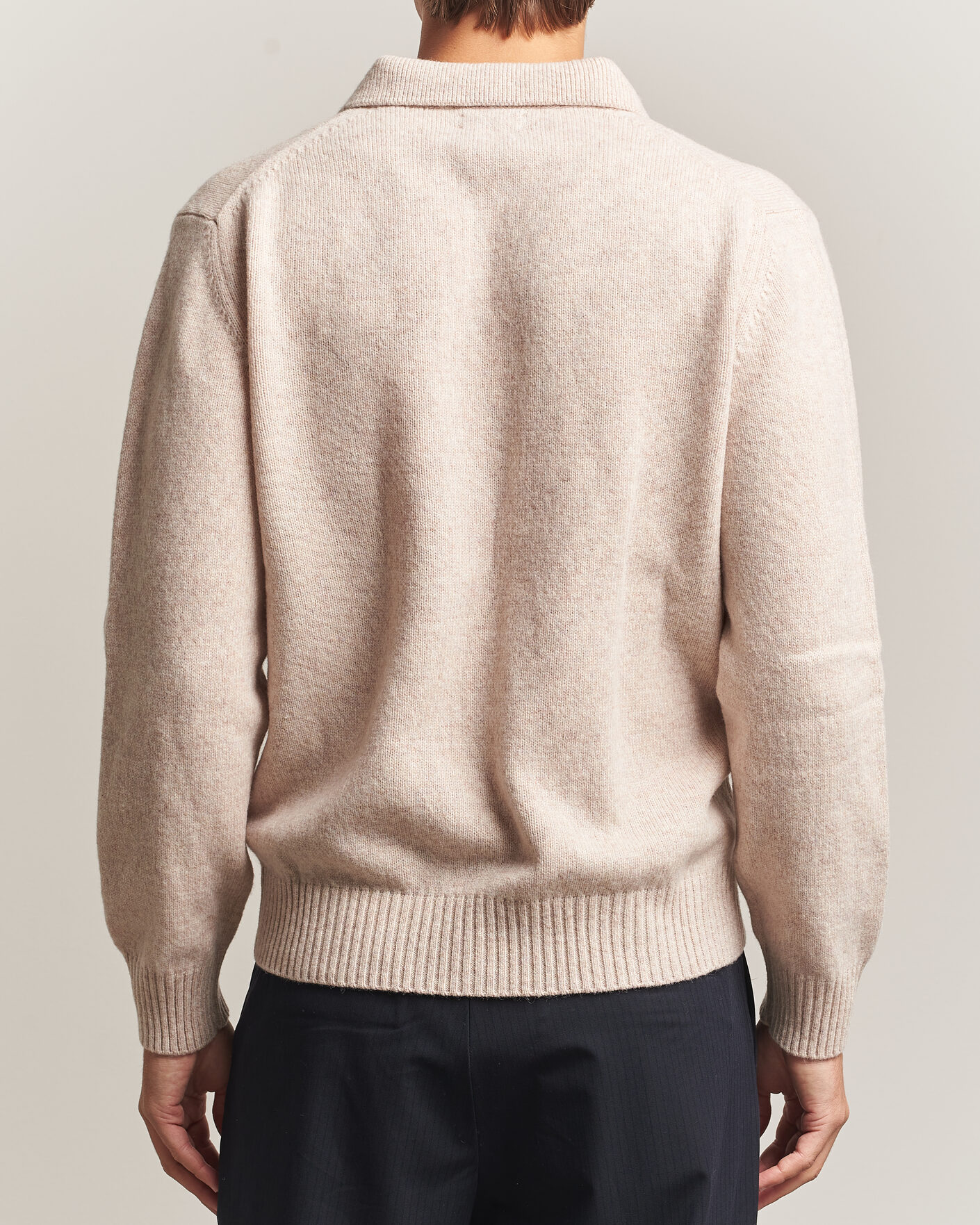 Homme | Pulls Et Tricots | Baracuta | Shetland Polo Antique White