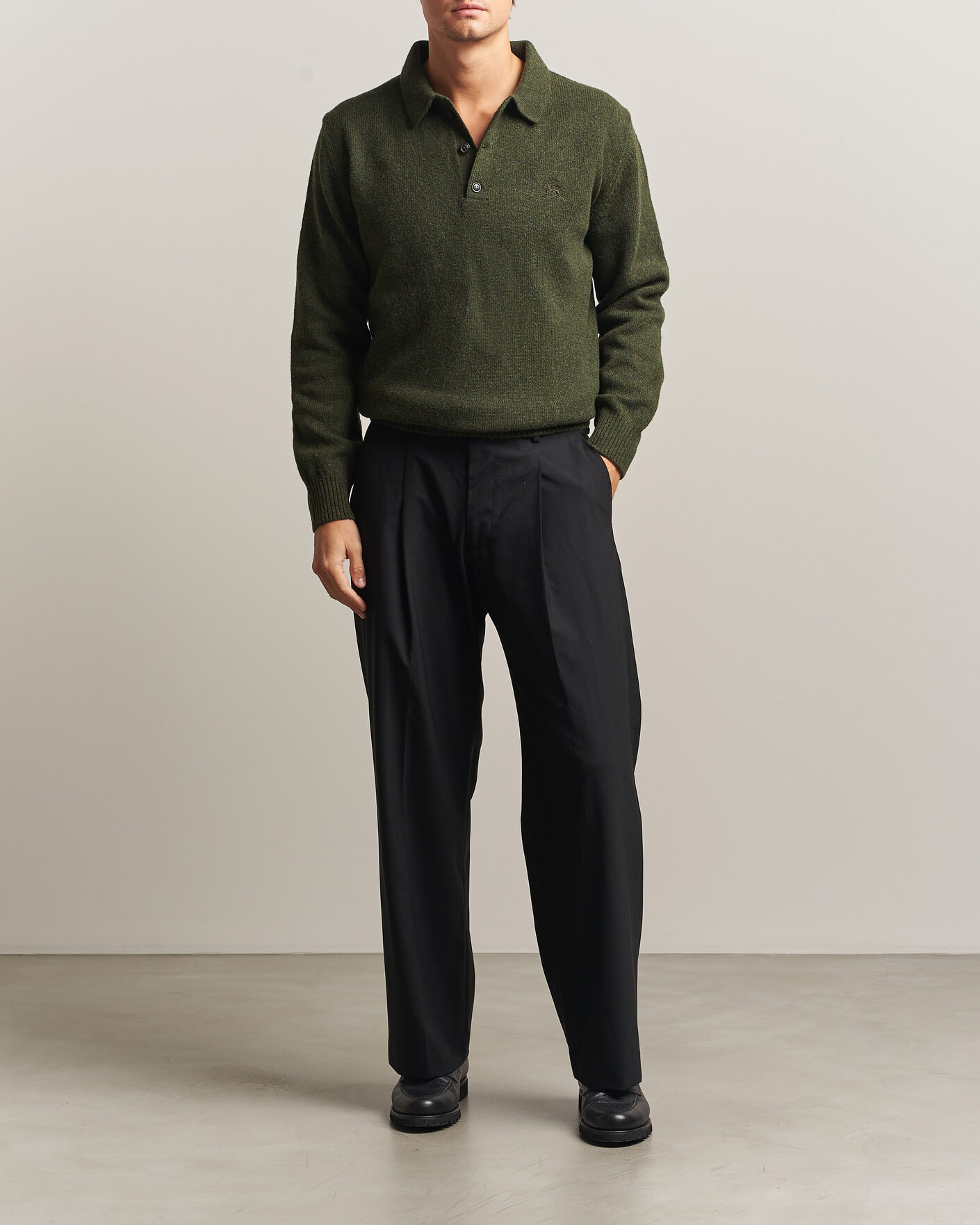Homme | Pulls Et Tricots | Baracuta | Shetland Polo Beech