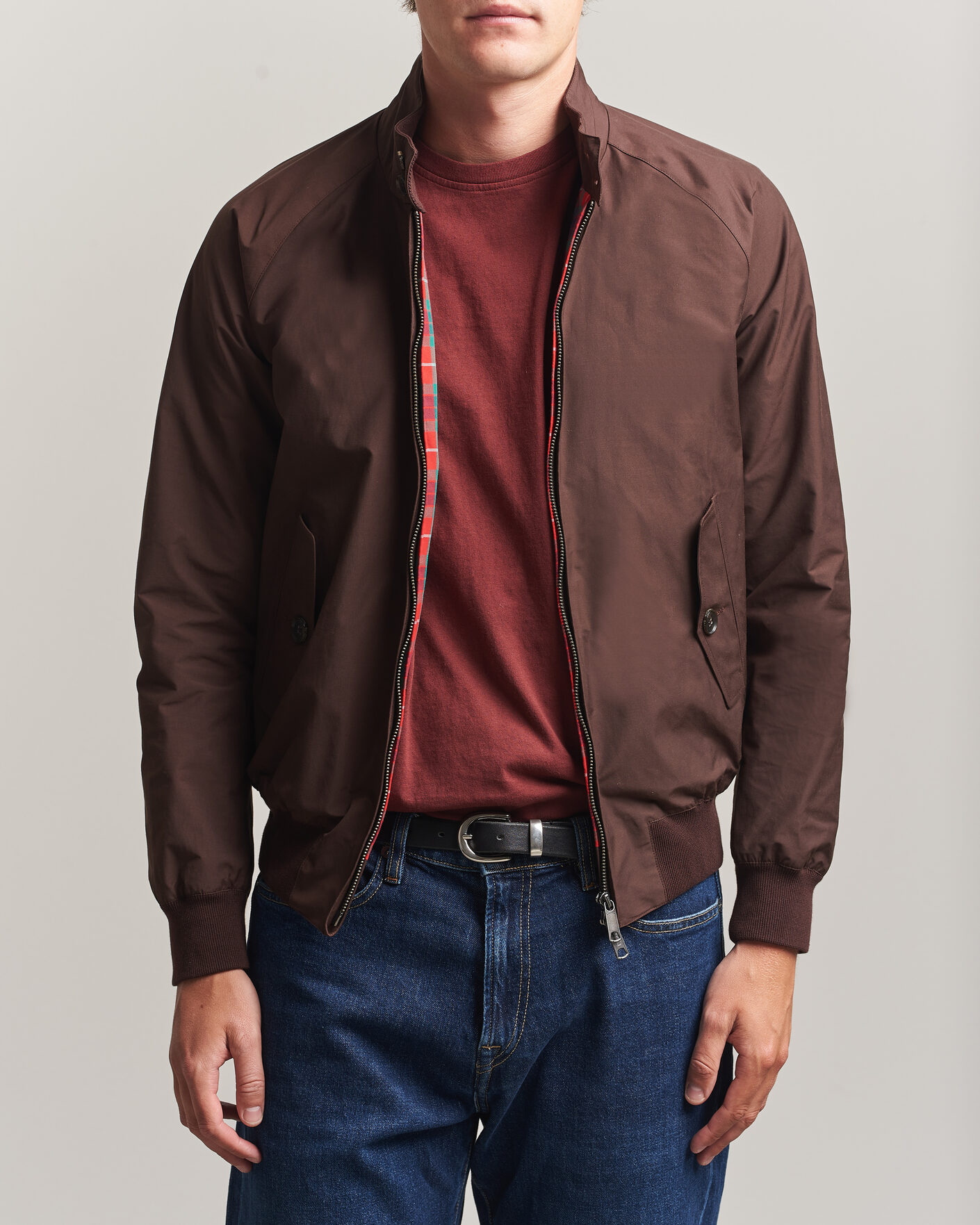 Homme | Manteaux Et Vestes | Baracuta | G9 Original Harrington Jacket Brown Cigar