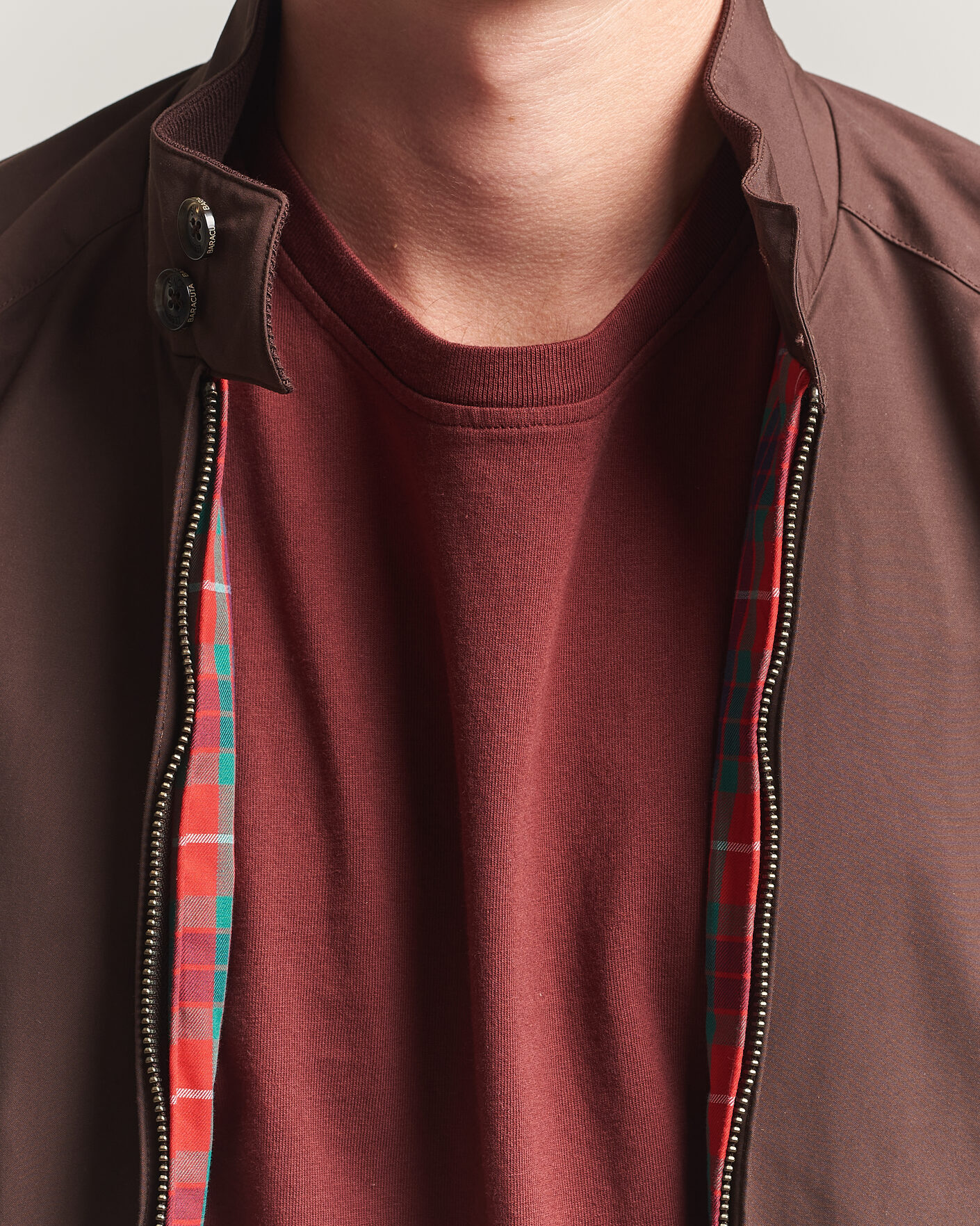 Homme | Manteaux Et Vestes | Baracuta | G9 Original Harrington Jacket Brown Cigar