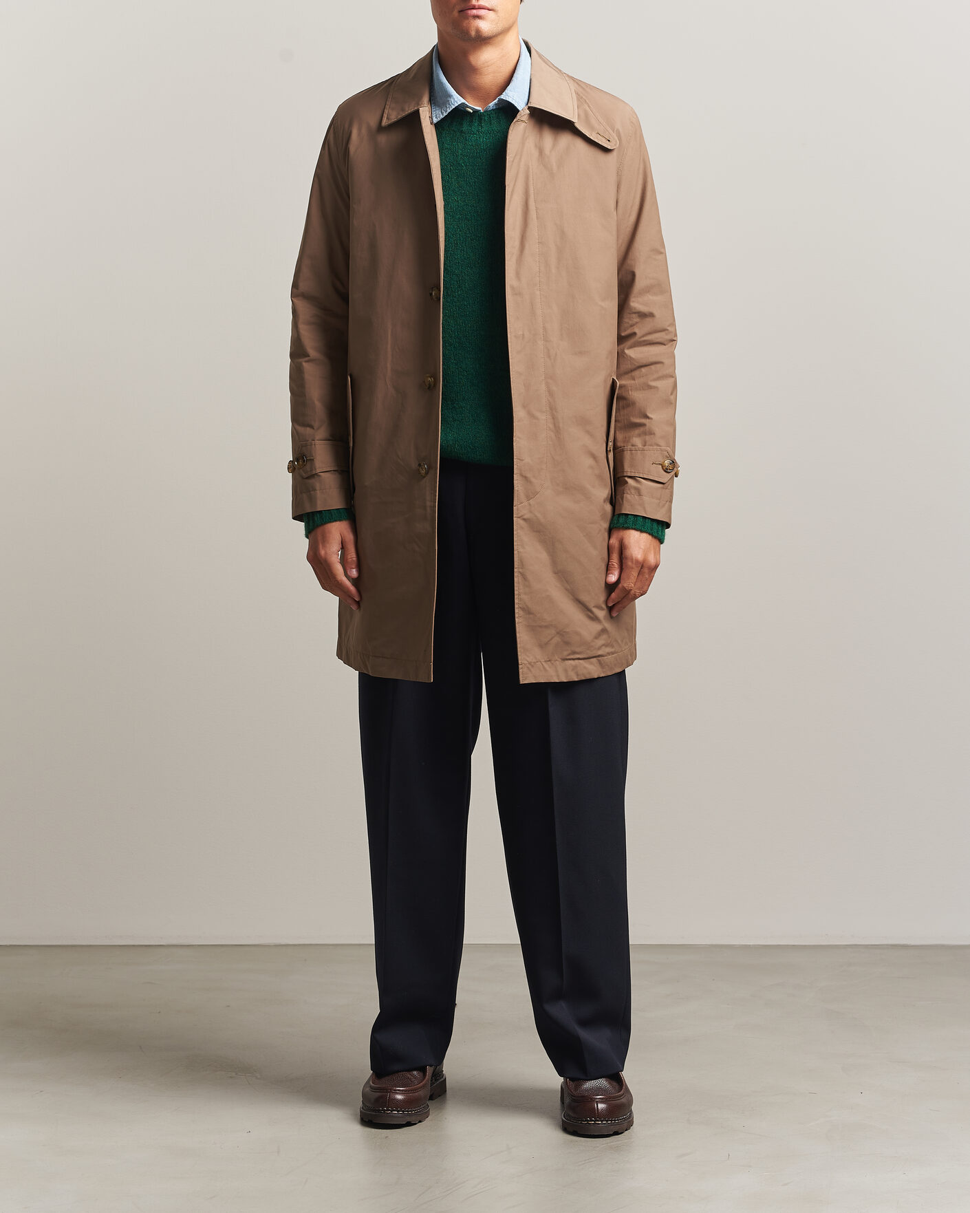 Homme | Manteaux Et Vestes | Baracuta | G10 Detachable Cloth Coat Tan