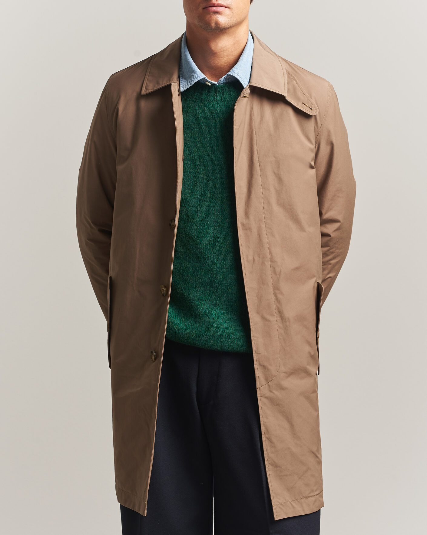 Homme | Manteaux Et Vestes | Baracuta | G10 Detachable Cloth Coat Tan