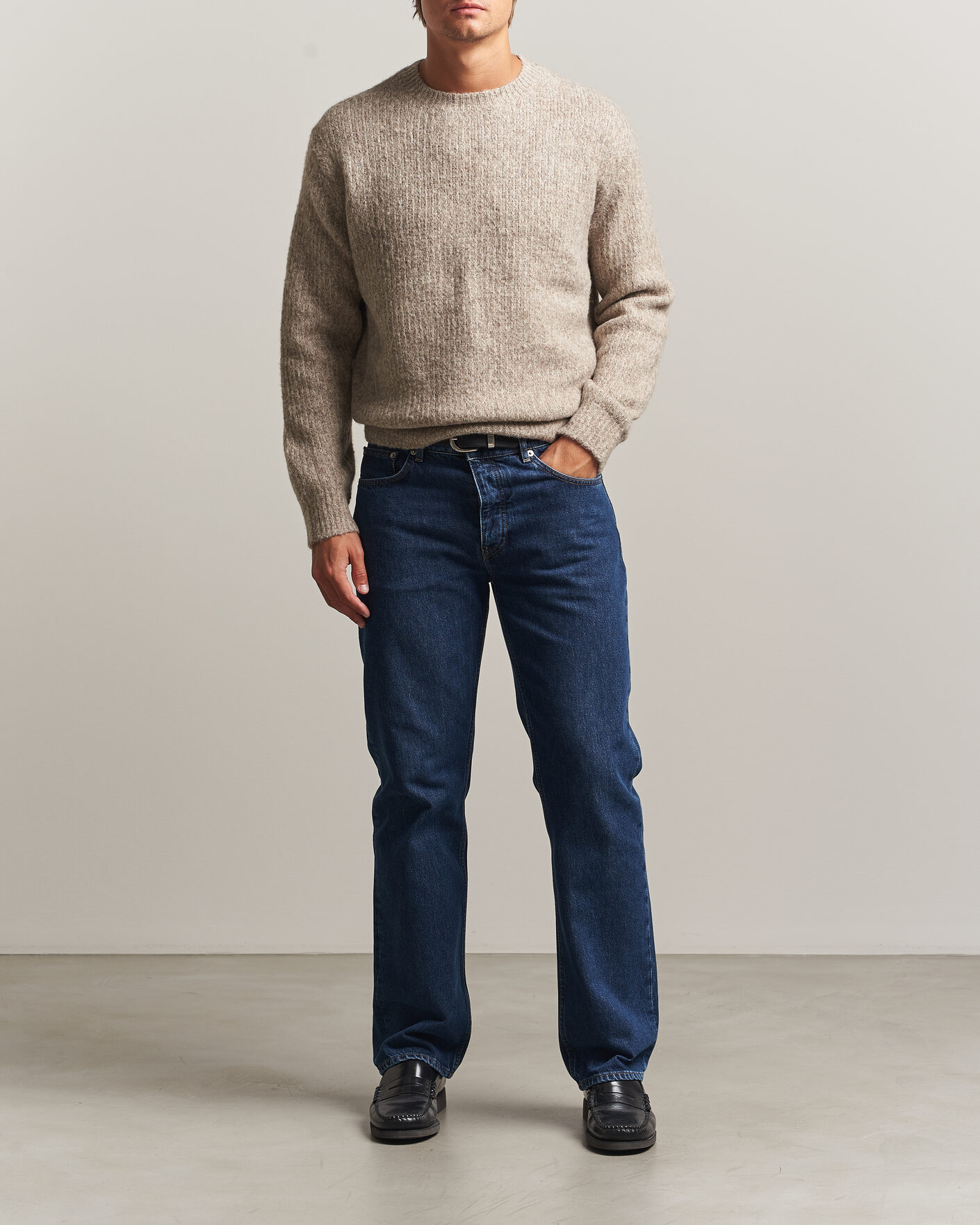 Heren | Truien | Sunflower | Yak Sweater Dark Oat