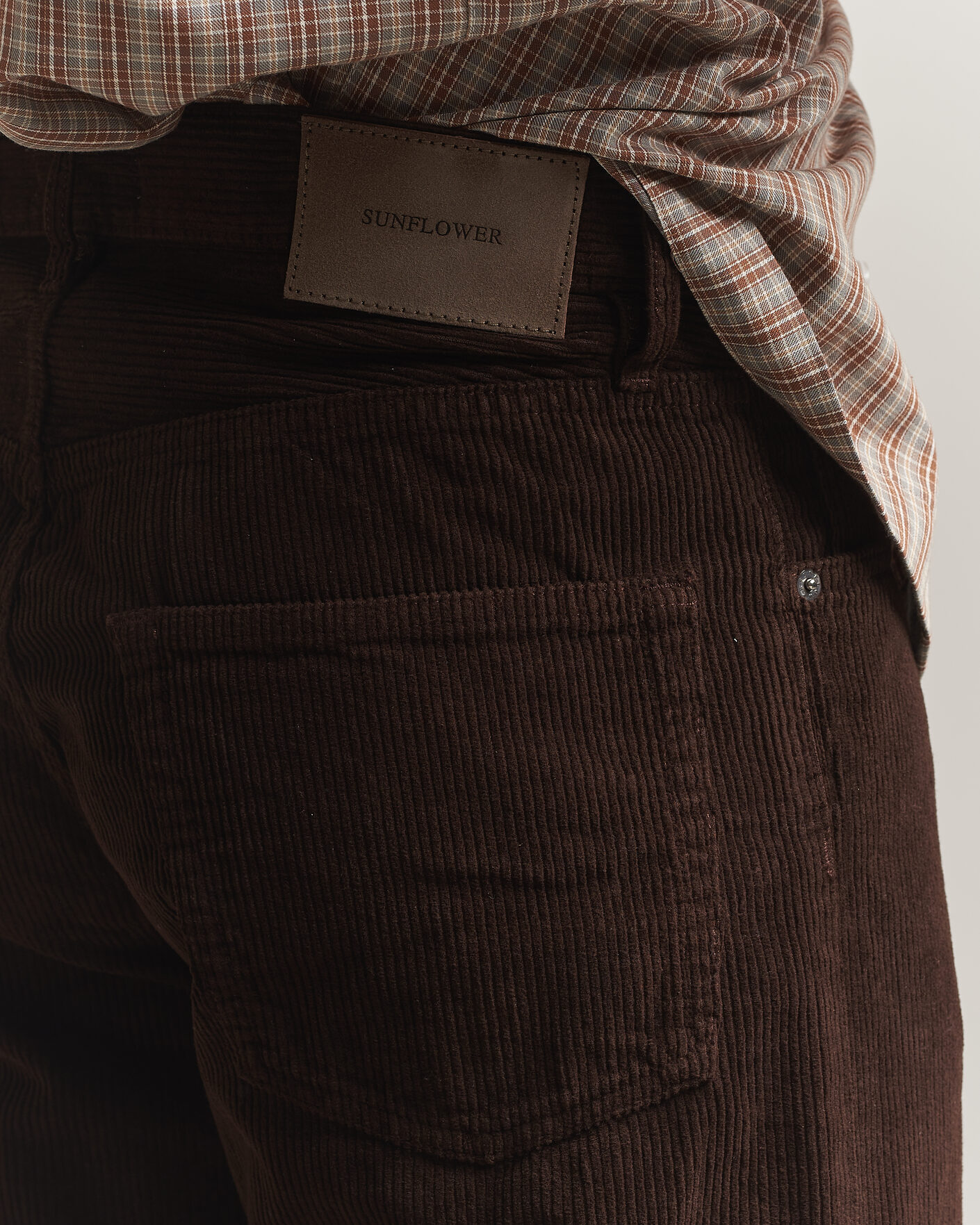 Heren | Broeken | Sunflower | Loose Corduroy Pants Brown