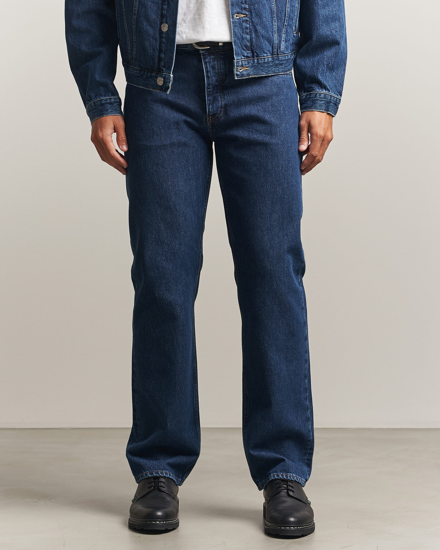 Homme | Jeans | Sunflower | Low Straight Jeans Blue Wash