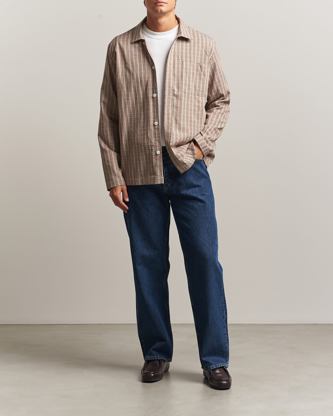 Heren | Broeken | Sunflower | Loose Jeans Blue Wash