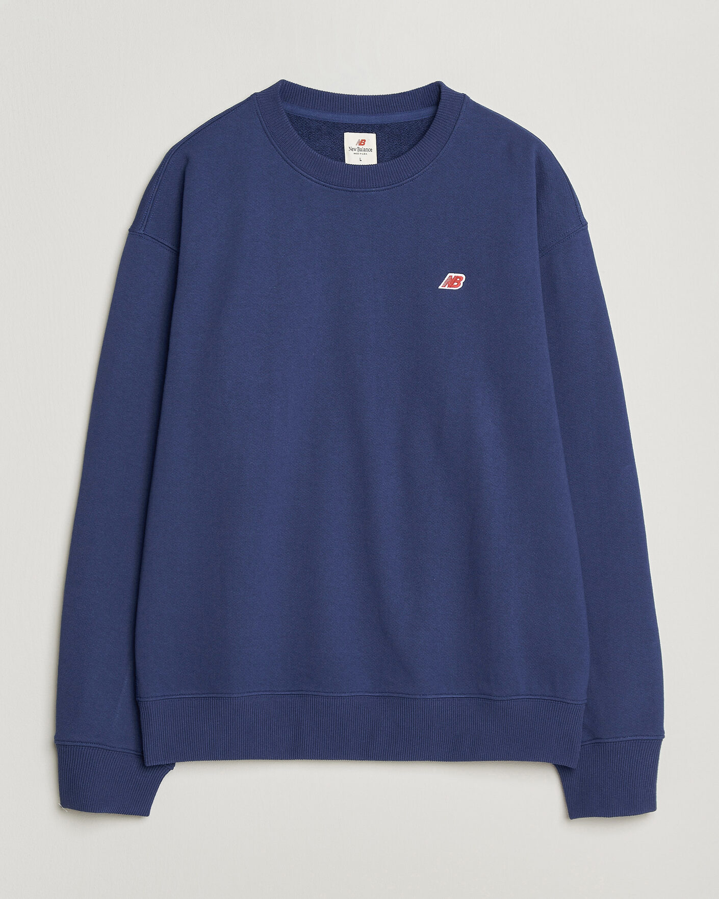 Homme | Pulls Et Tricots | New Balance Made In US & UK | New Balance Made in Made In USA Core Sweatshirt Blue Oyster