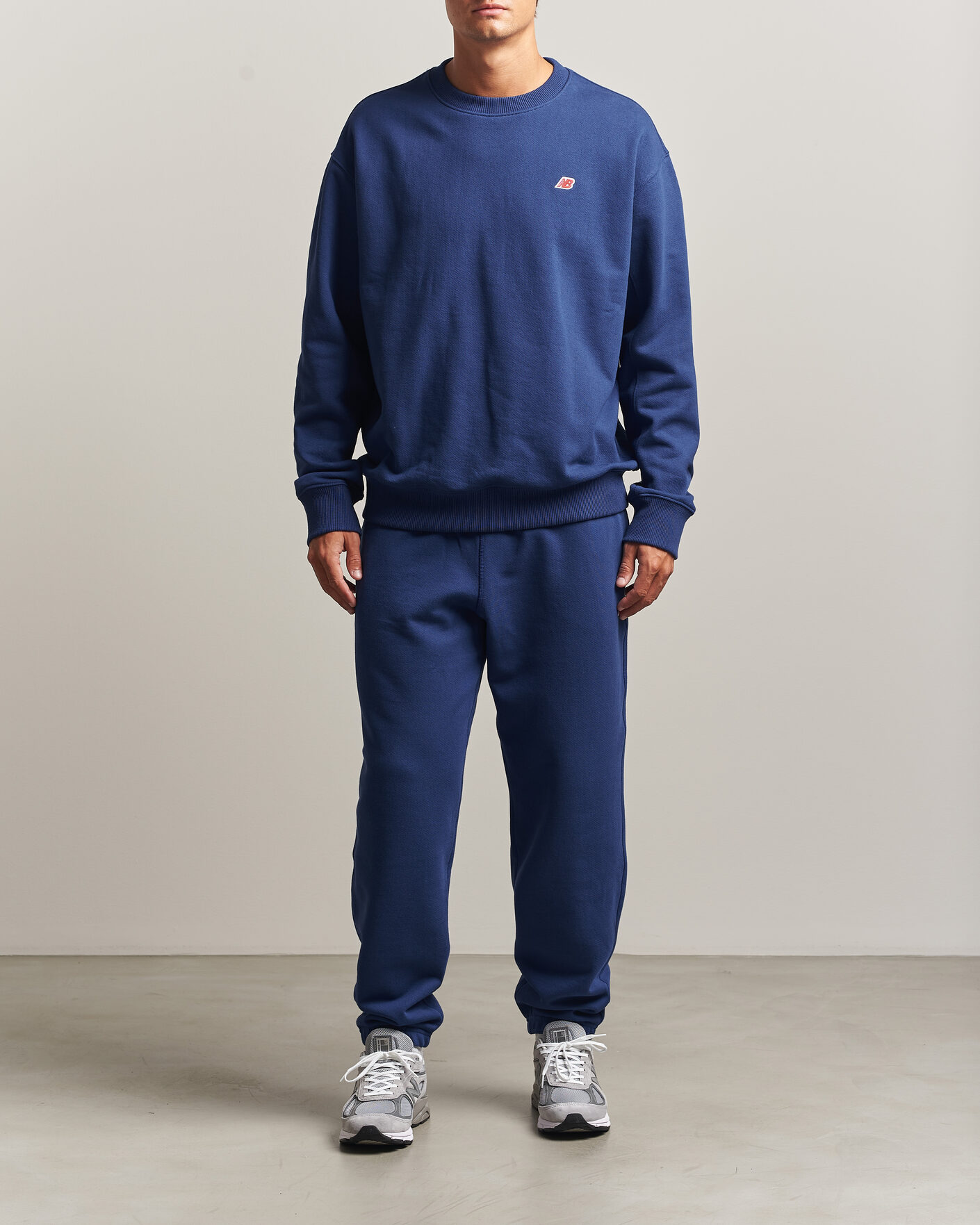 Homme | Pulls Et Tricots | New Balance Made In US & UK | New Balance Made in Made In USA Core Sweatshirt Blue Oyster