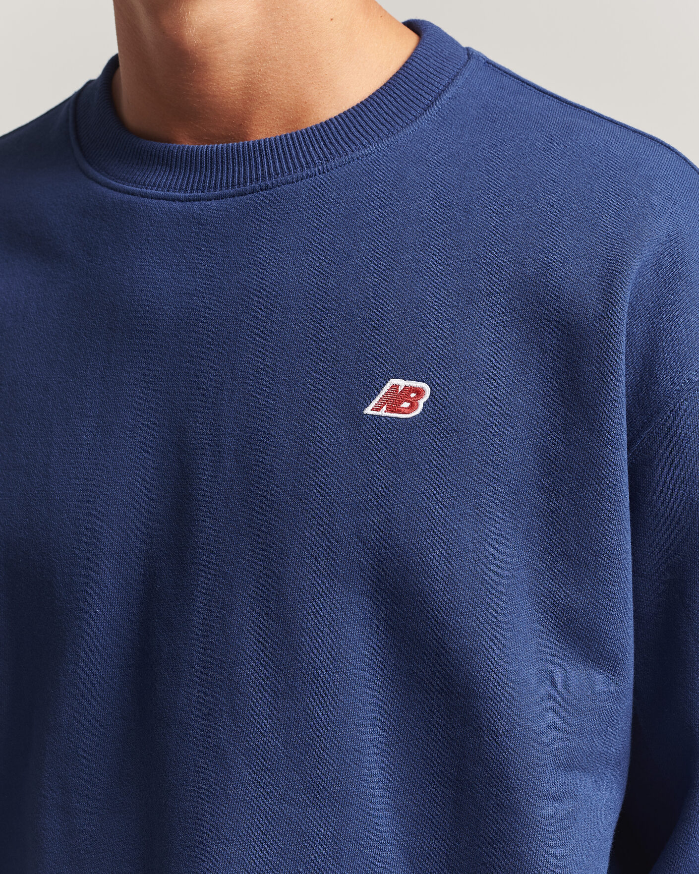 Homme | Pulls Et Tricots | New Balance Made In US & UK | New Balance Made in Made In USA Core Sweatshirt Blue Oyster