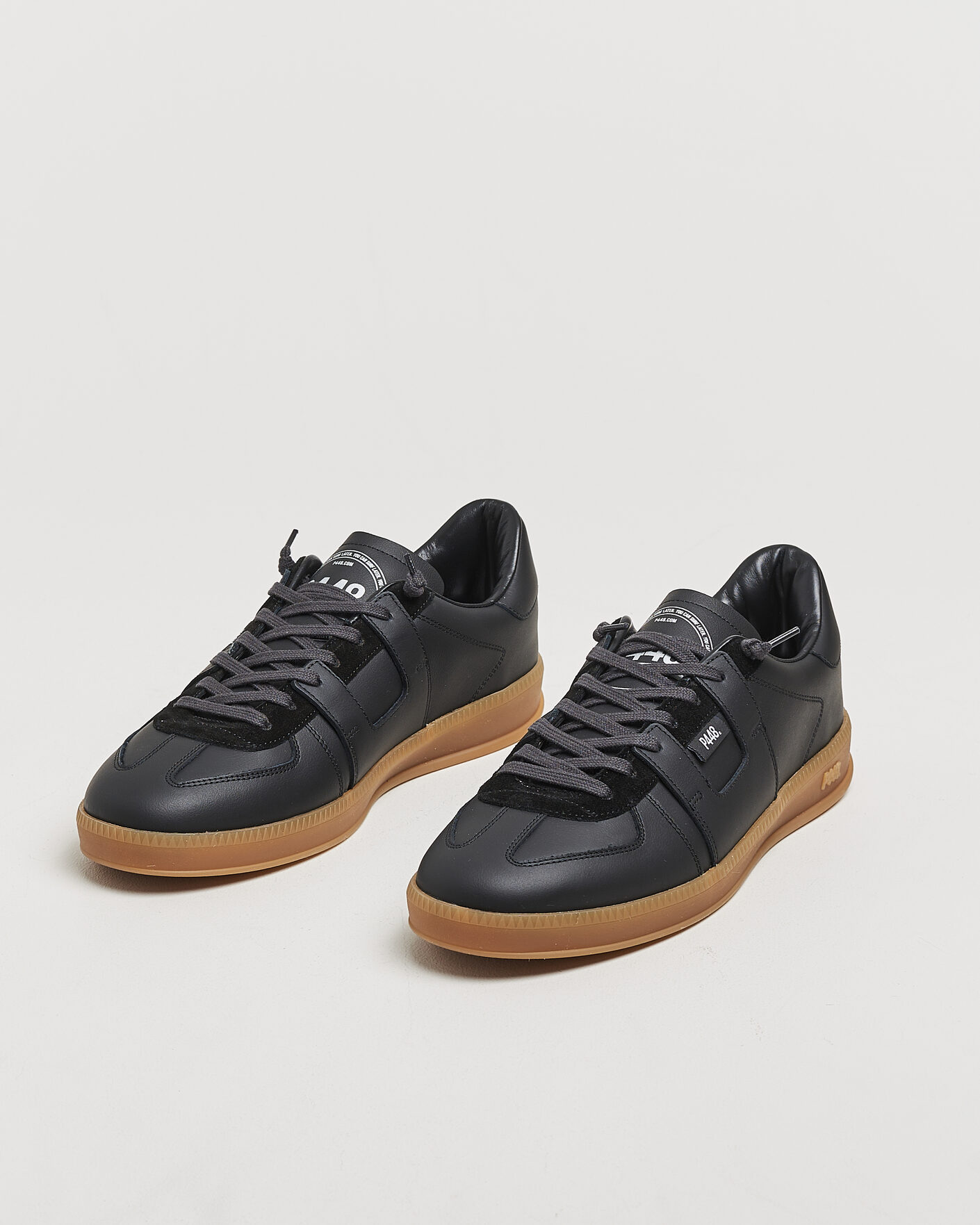 Homme | Baskets | P448 | Monza Leather/Suede Sneaker Black
