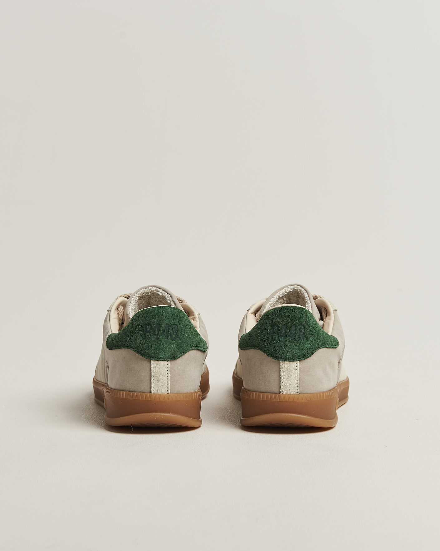 Heren | Sneakers | P448 | Monza Suede Sneaker Beige/White
