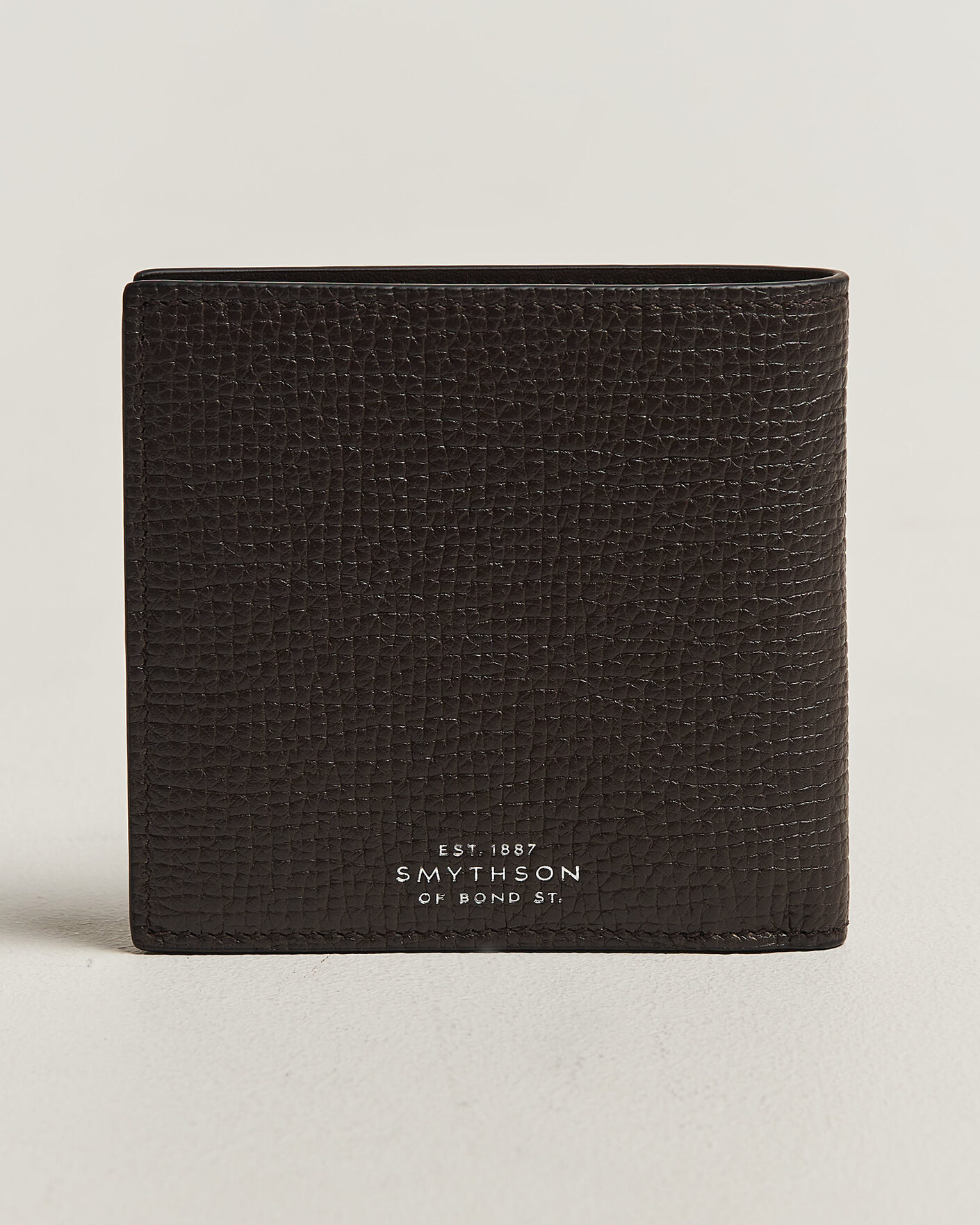 Homme | Portefeuilles | Smythson | Ludlow 8 Card Wallet Dark Brown