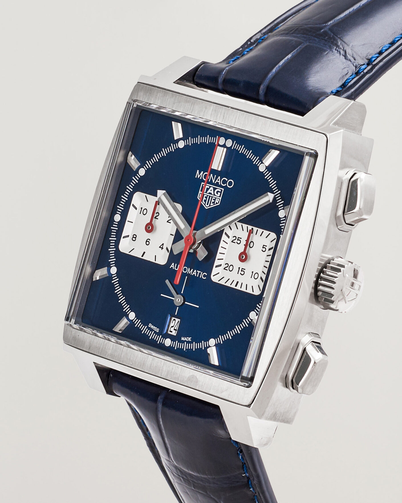 Heren | Tag Heuer Pre-Owned Monaco Caliber 02 | Tag Heuer Pre-Owned | Monaco Caliber 02