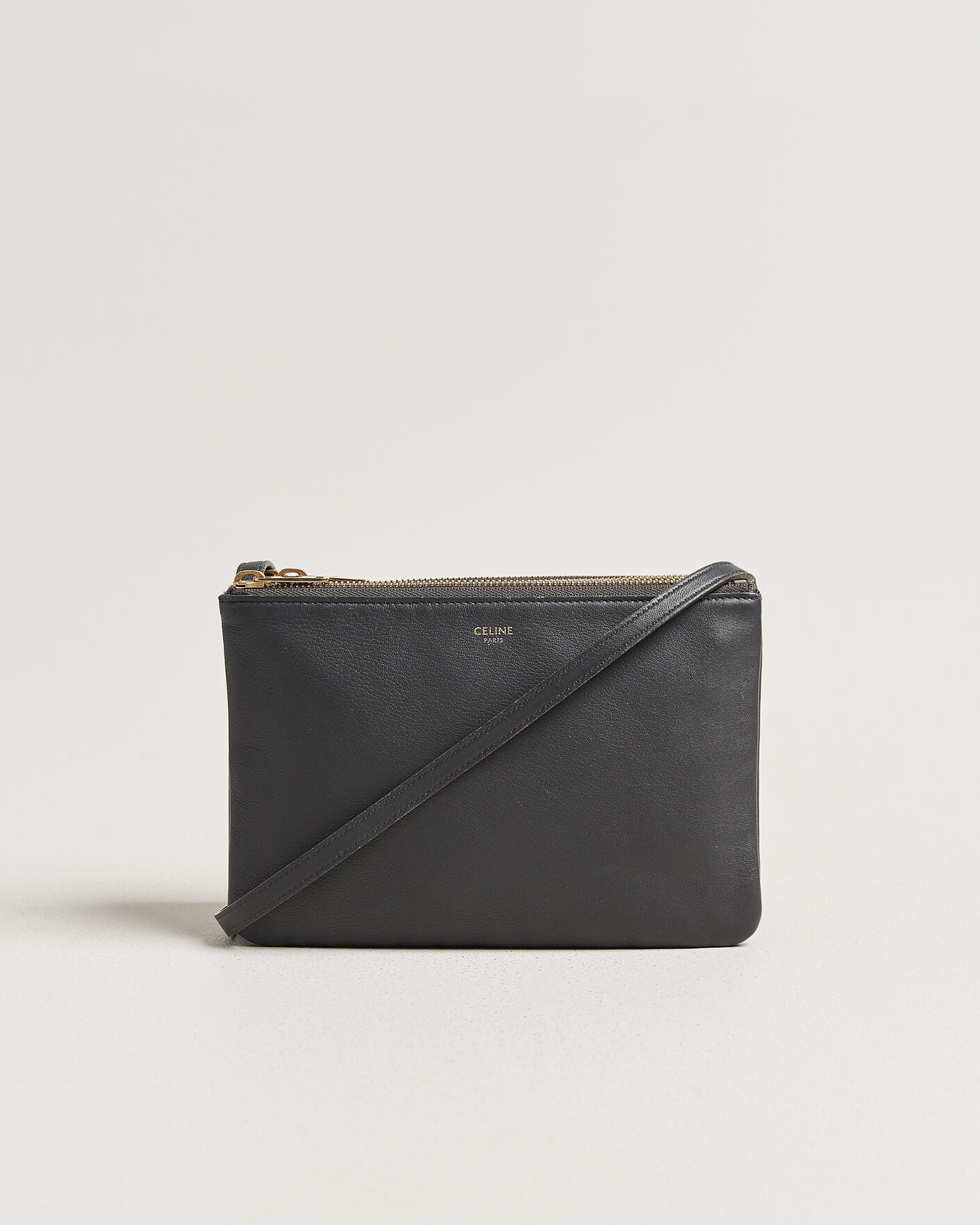 Homme | Pre-Owned & Vintage Bags | Celine Pre-Owned | Trio Bag Small Grey