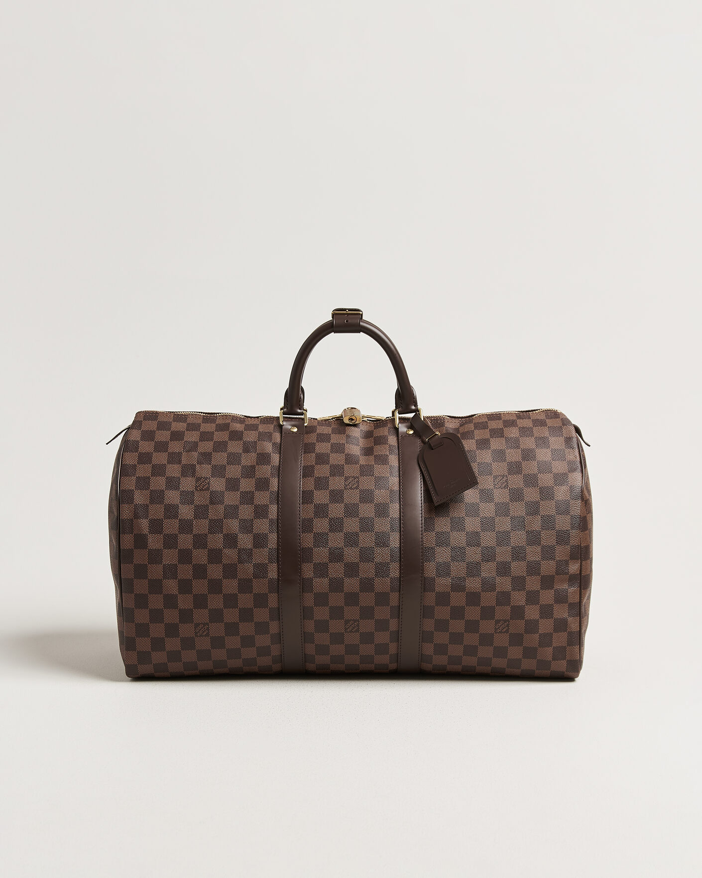 Homme | Pre-Owned & Vintage Bags | Louis Vuitton Pre-Owned | Keepall 50 Damier Ebene