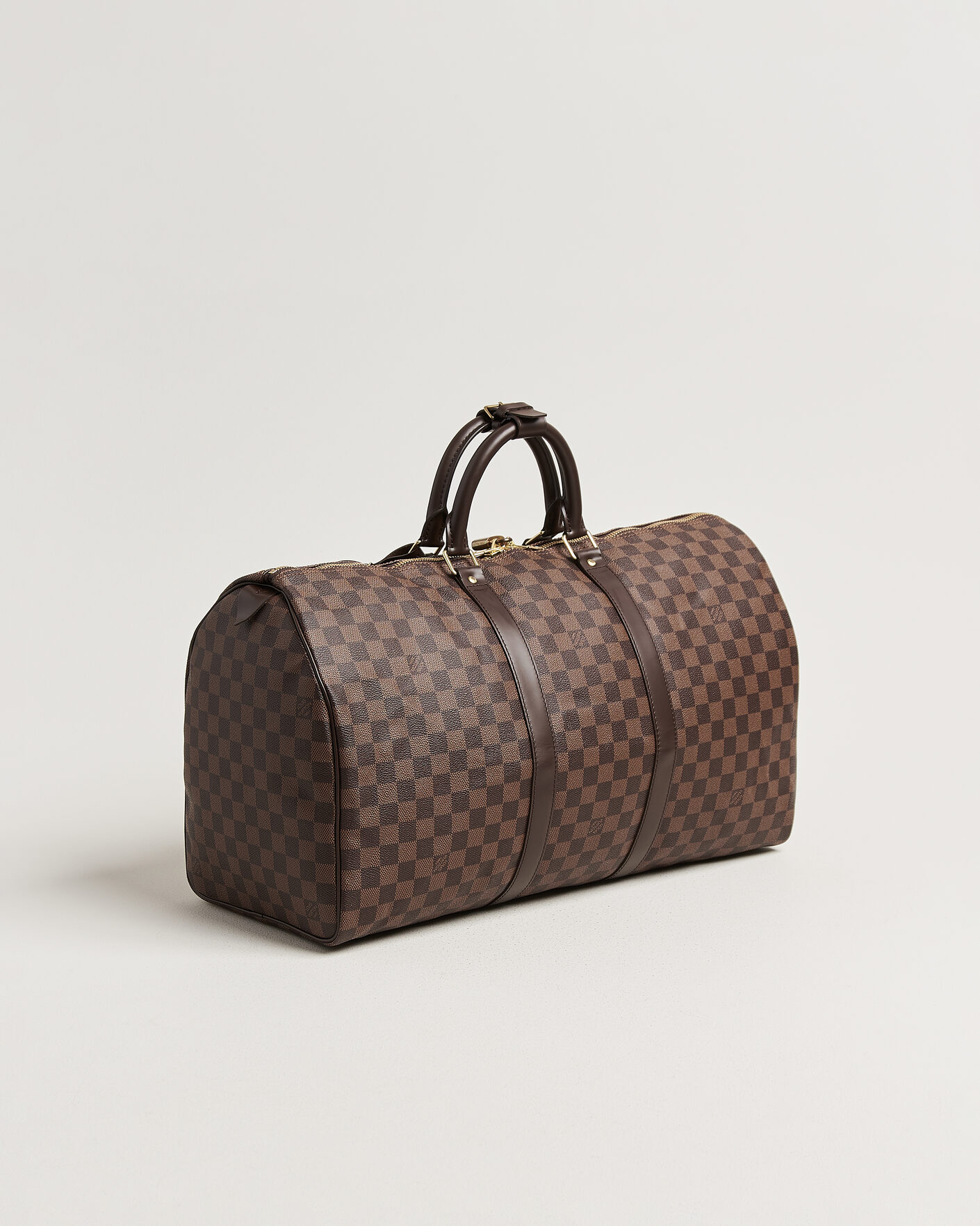 Heren | Pre-Owned & Vintage Bags | Louis Vuitton Pre-Owned | Keepall 50 Damier Ebene