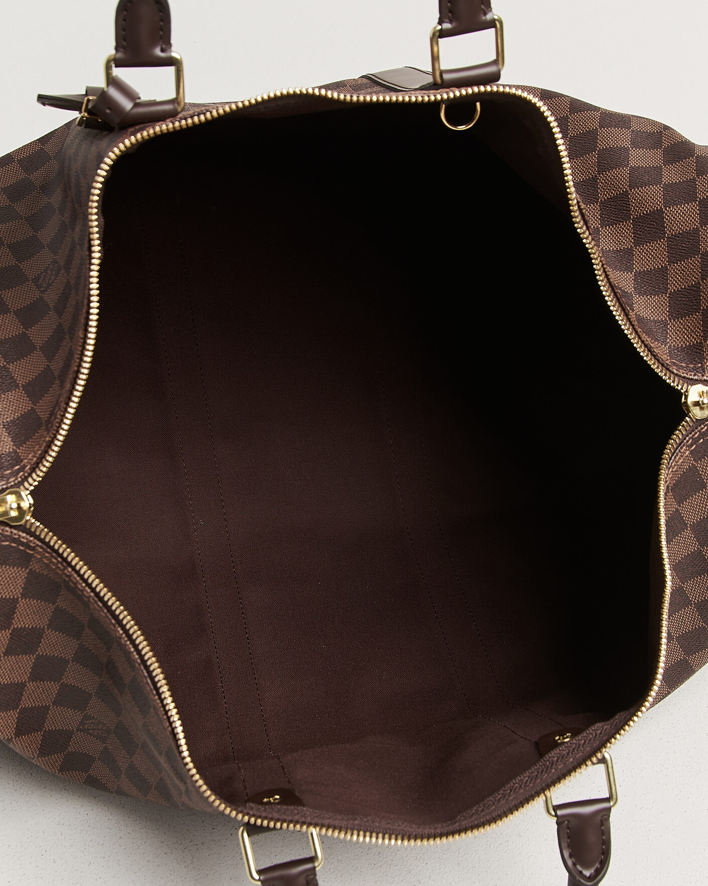 Homme | Pre-Owned & Vintage Bags | Louis Vuitton Pre-Owned | Keepall 50 Damier Ebene