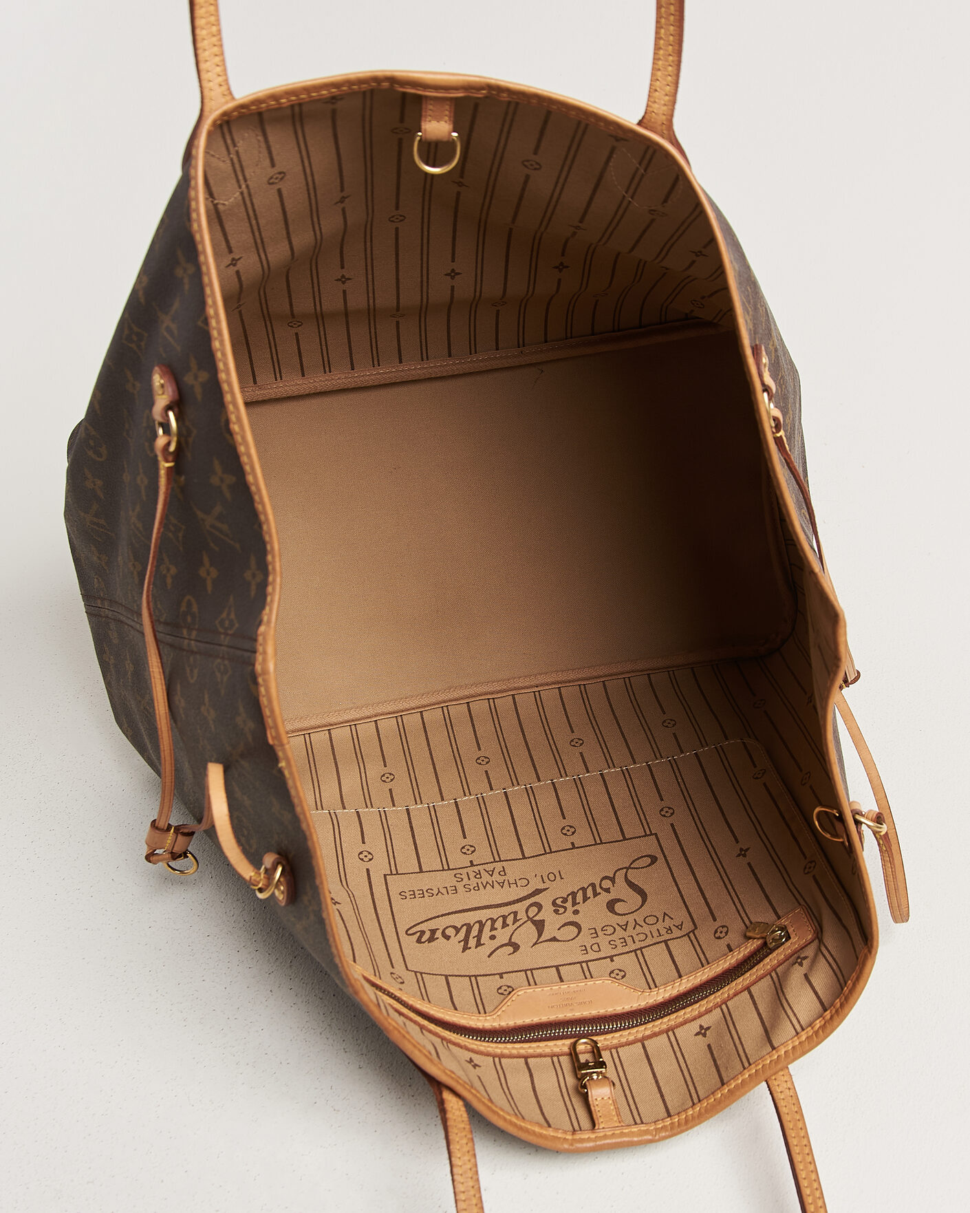 Heren | Pre-Owned & Vintage Bags | Louis Vuitton Pre-Owned | Neverfull GM Monogram