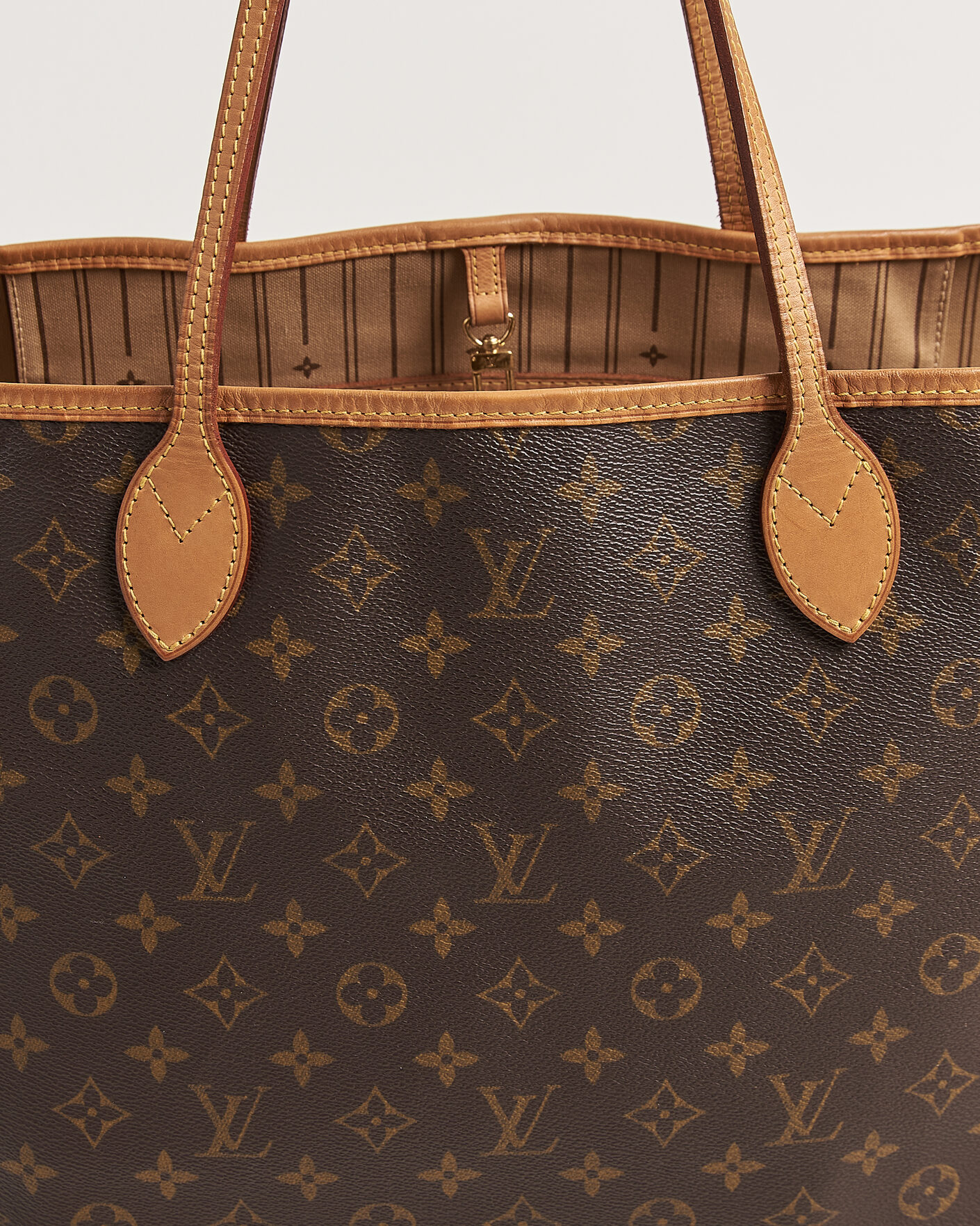 Heren | Pre-Owned & Vintage Bags | Louis Vuitton Pre-Owned | Neverfull GM Monogram