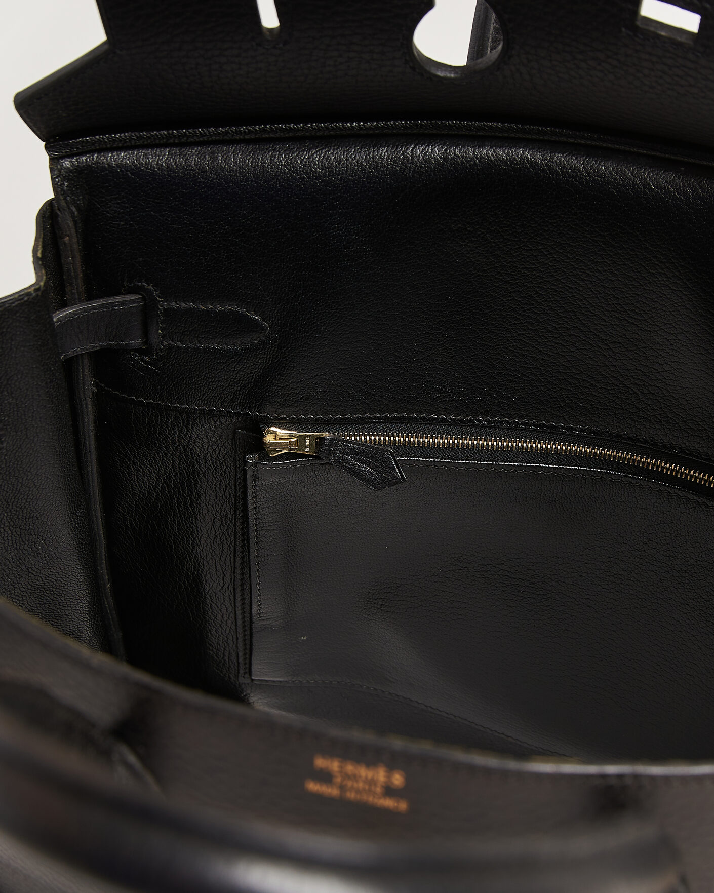 Homme | Pre-Owned & Vintage Bags | Hermès Pre-Owned | Birkin 35 Retourné Ardennes Leather Black