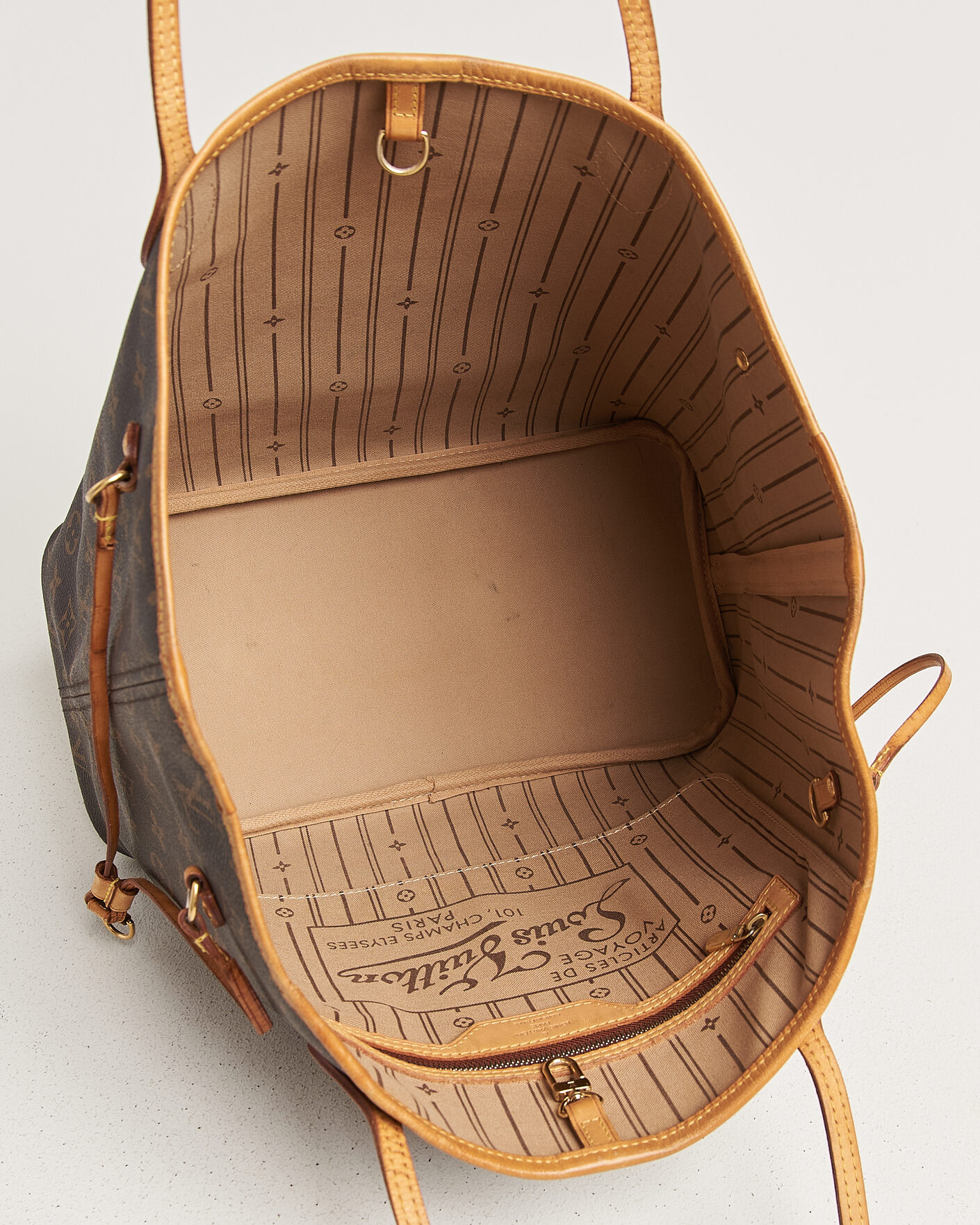 Heren | Pre-Owned & Vintage Bags | Louis Vuitton Pre-Owned | Neverfull MM Monogram