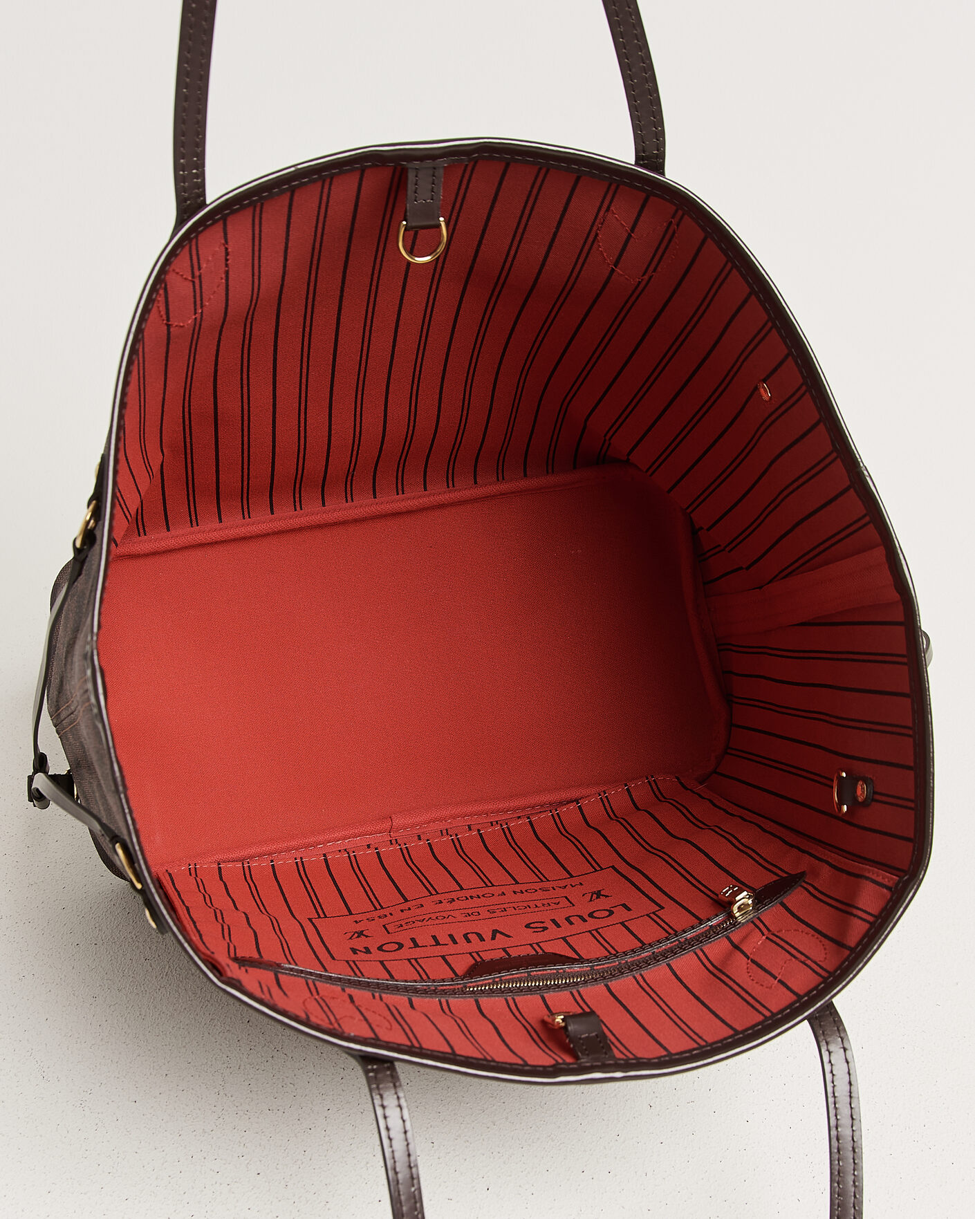 Heren | Pre-Owned & Vintage Bags | Louis Vuitton Pre-Owned | Neverfull MM Damier Ebene