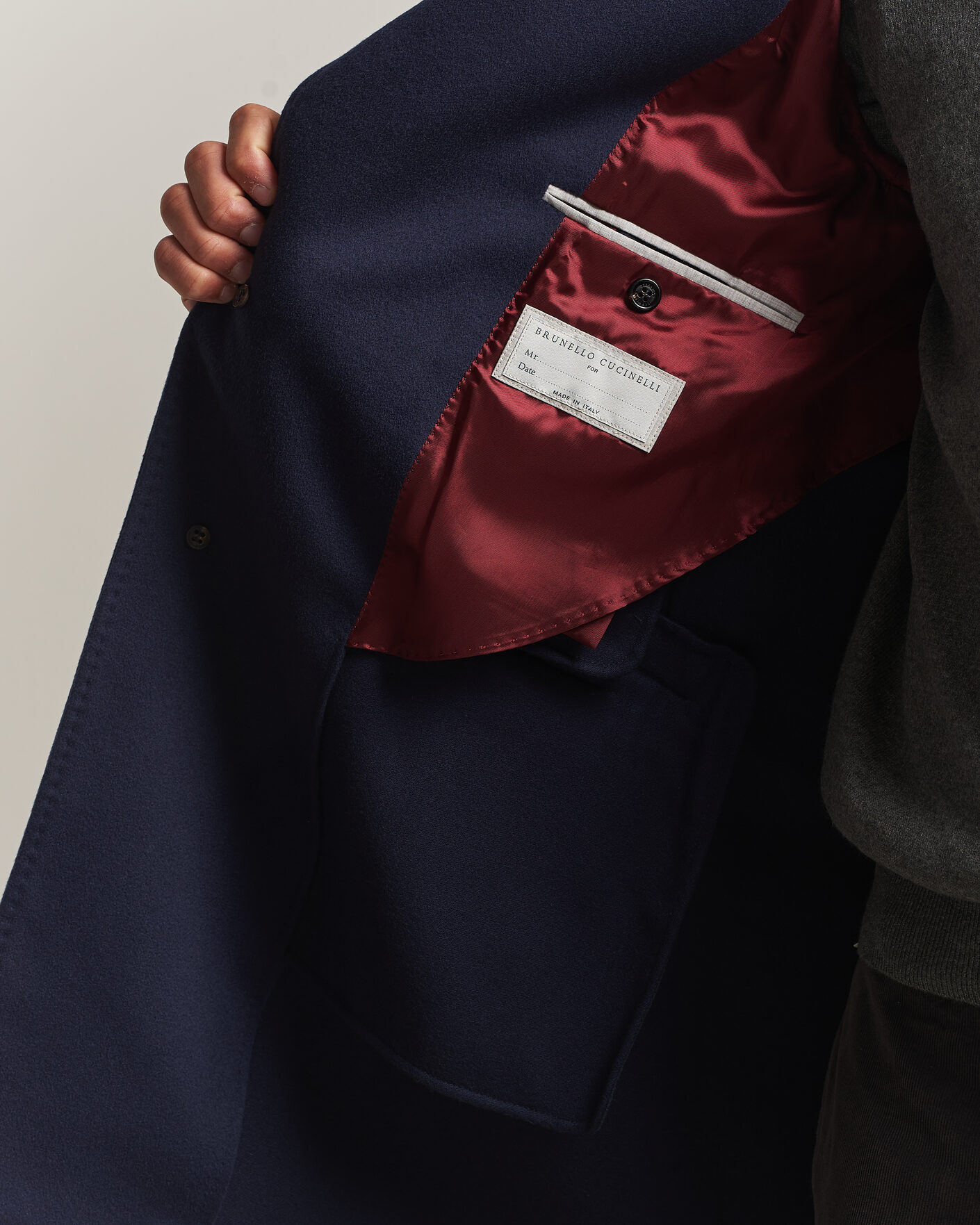 Heren | Jassen | Brunello Cucinelli | Soft Wool Coat Navy