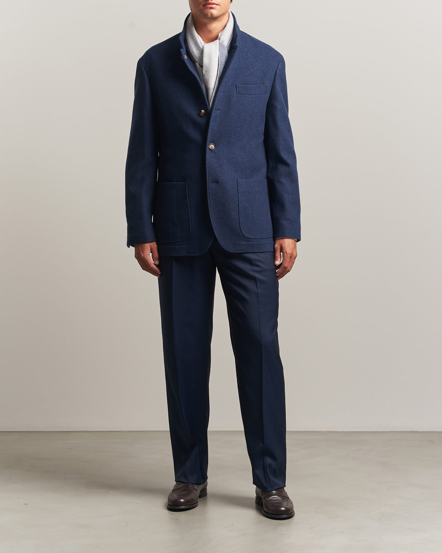 Homme | Manteaux Et Vestes | Brunello Cucinelli | Cashmere City Jacket Navy