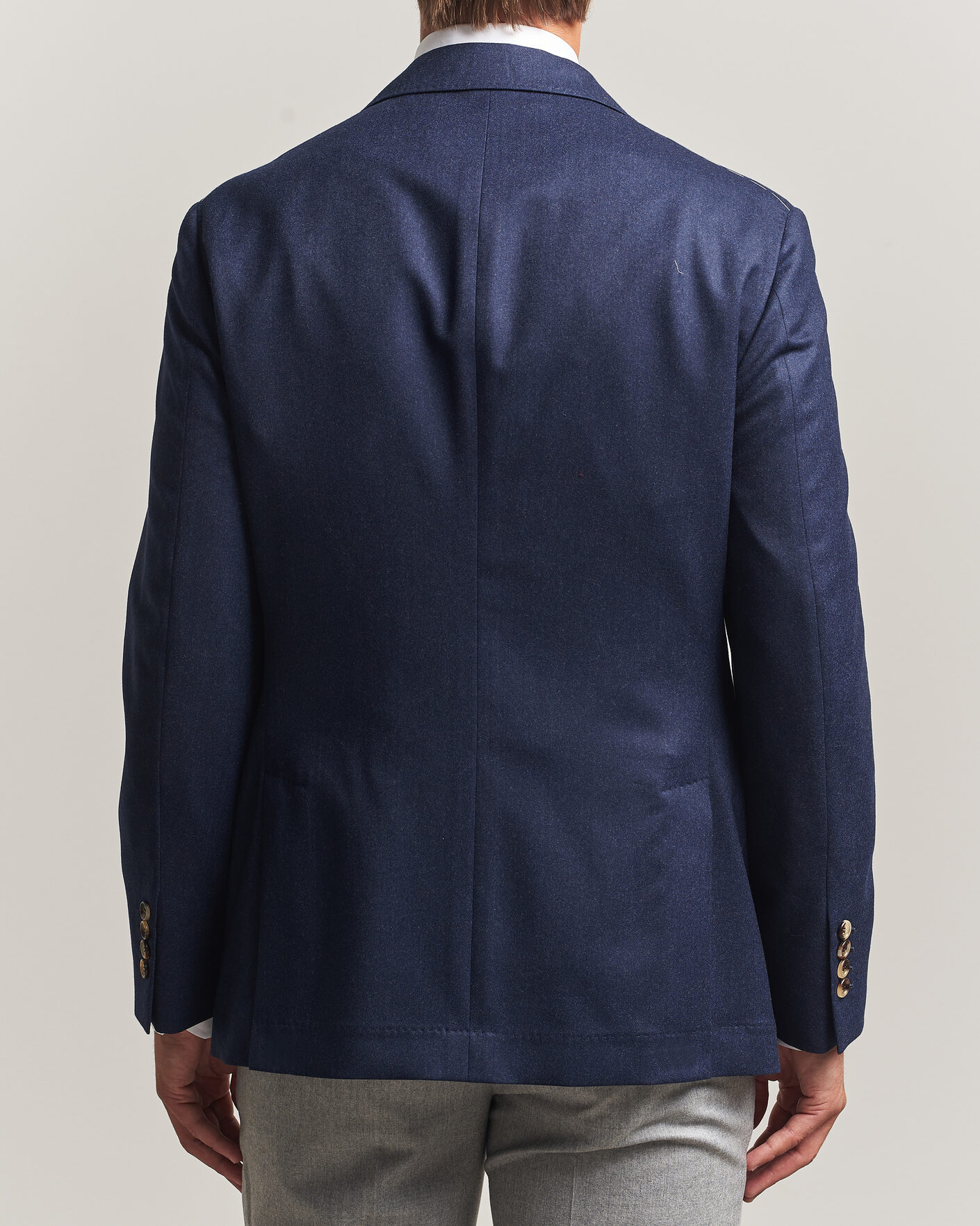 Heren | Blazers | Brunello Cucinelli | Wool Flannel Blazzer Navy