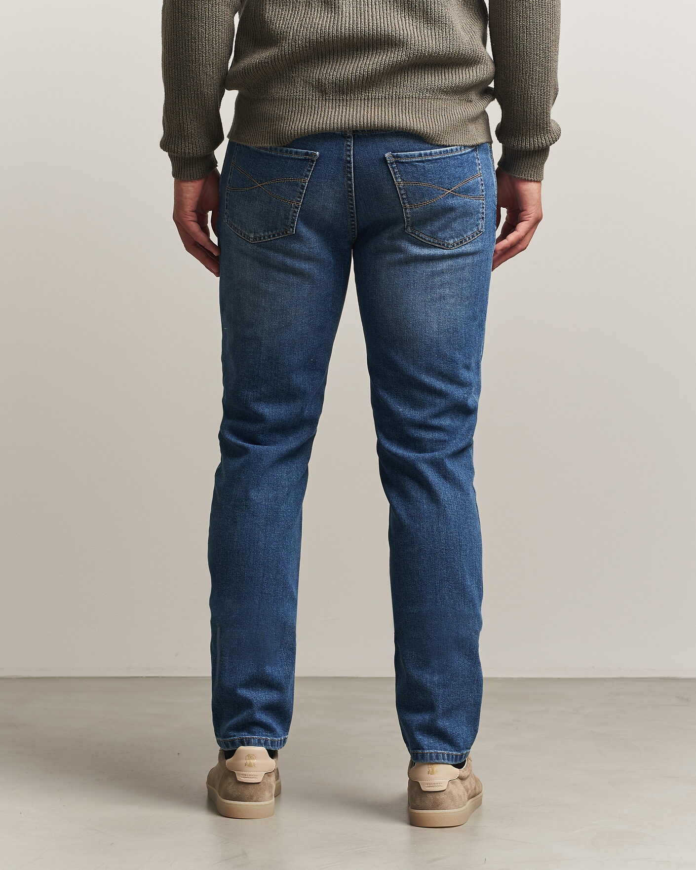 Homme | Pantalons | Brunello Cucinelli | Traditional Fit Jeans Medium Wash