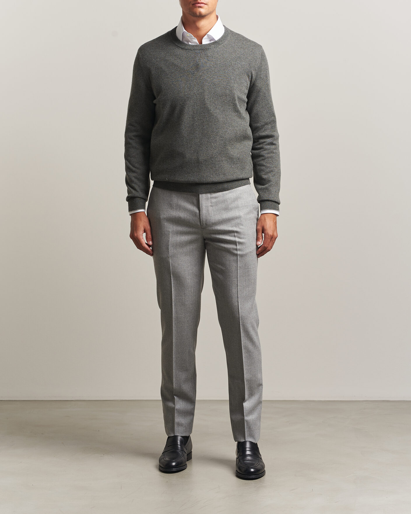 Homme | Pulls Et Tricots | Brunello Cucinelli | 2 Ply Cashmere Pullover Forest Green