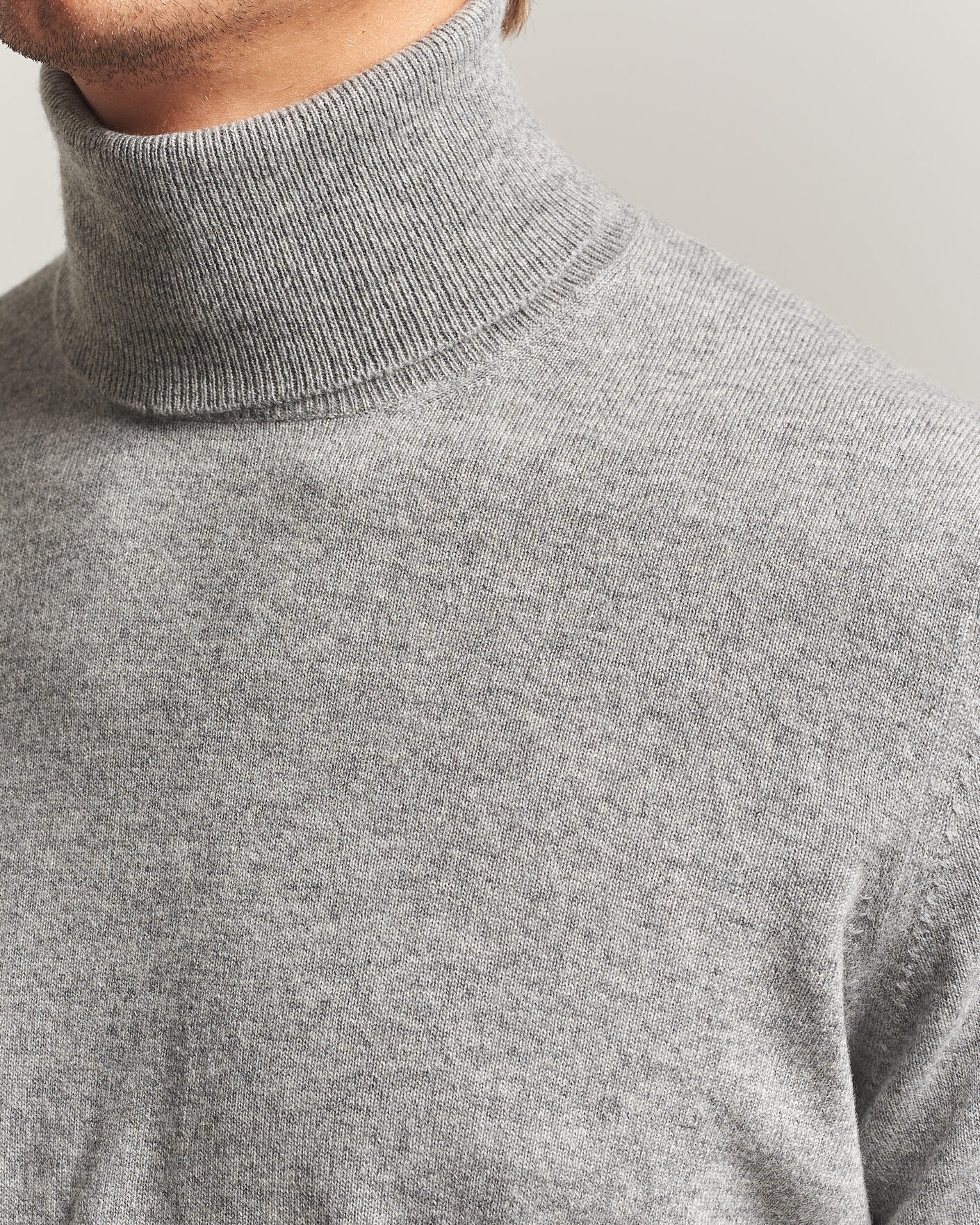 Heren | Truien | Brunello Cucinelli | 2 Ply Cashmere Rollneck Grey Melange