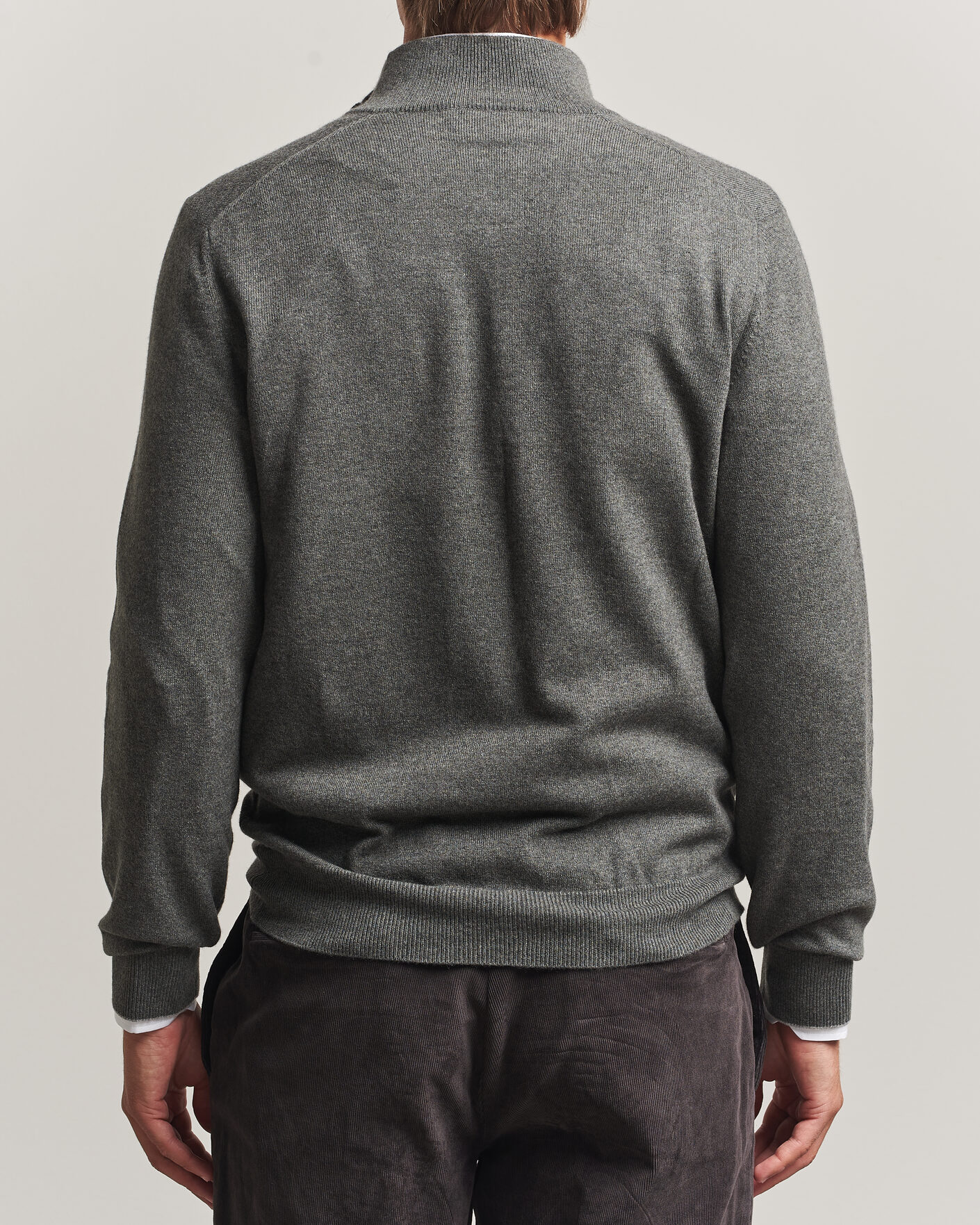 Homme | Pulls Et Tricots | Brunello Cucinelli | 2 Ply Cashmere Half Zip Forest Green