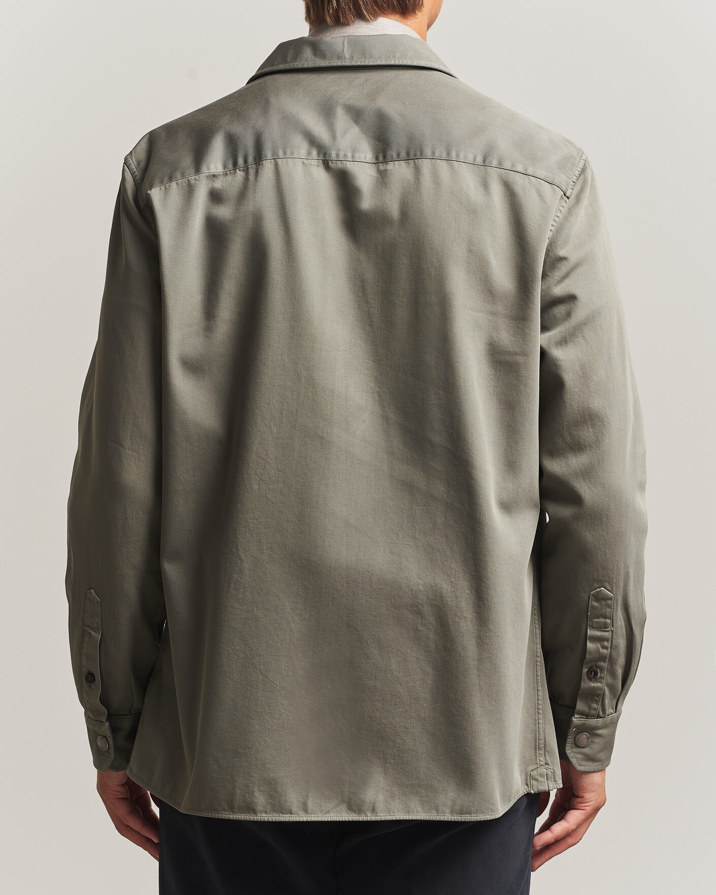Heren | Overhemden | Brunello Cucinelli | Twill Cotton Overshirt Olive
