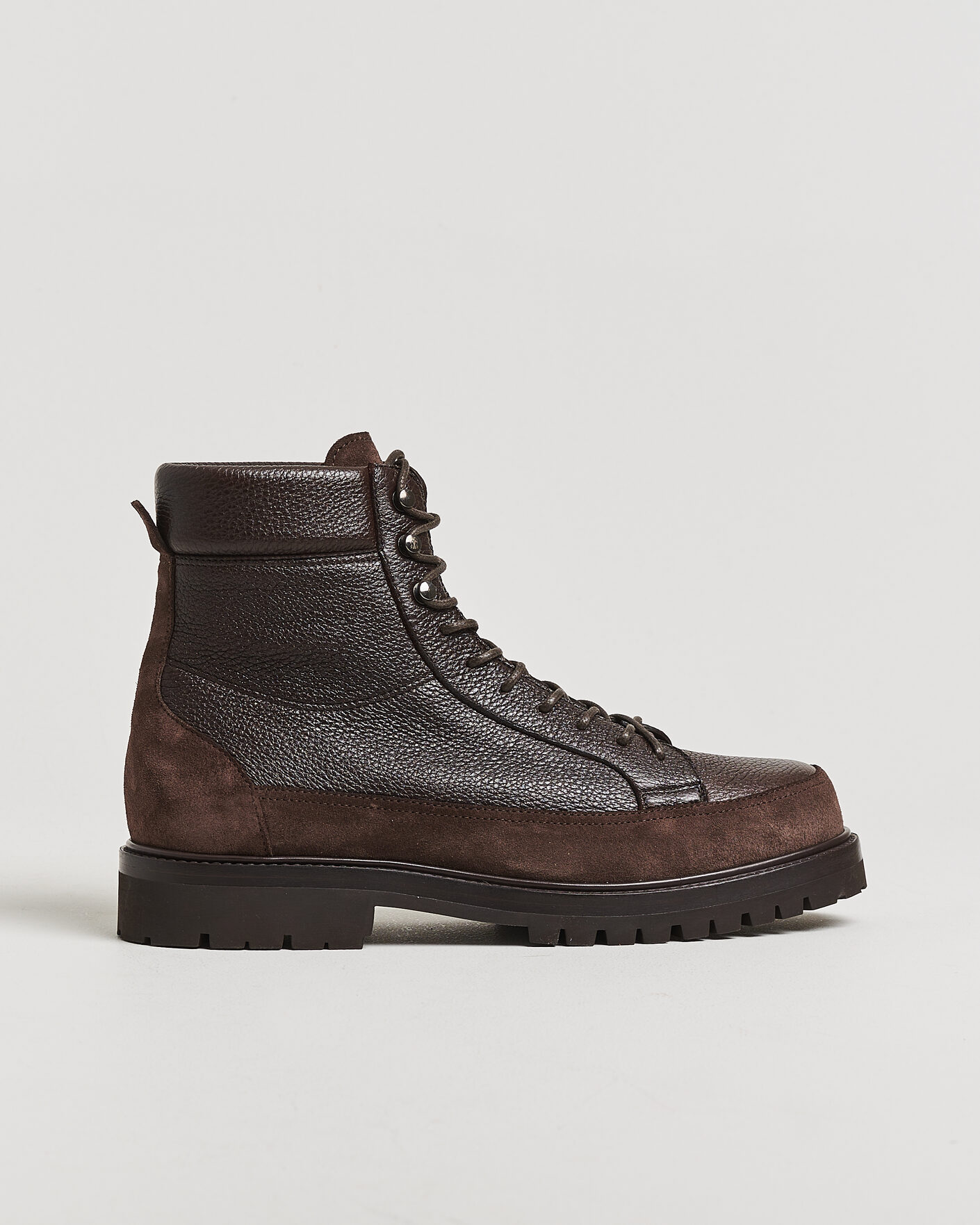 Homme | Bottes | Brunello Cucinelli | Lace Up Boots Dark Brown