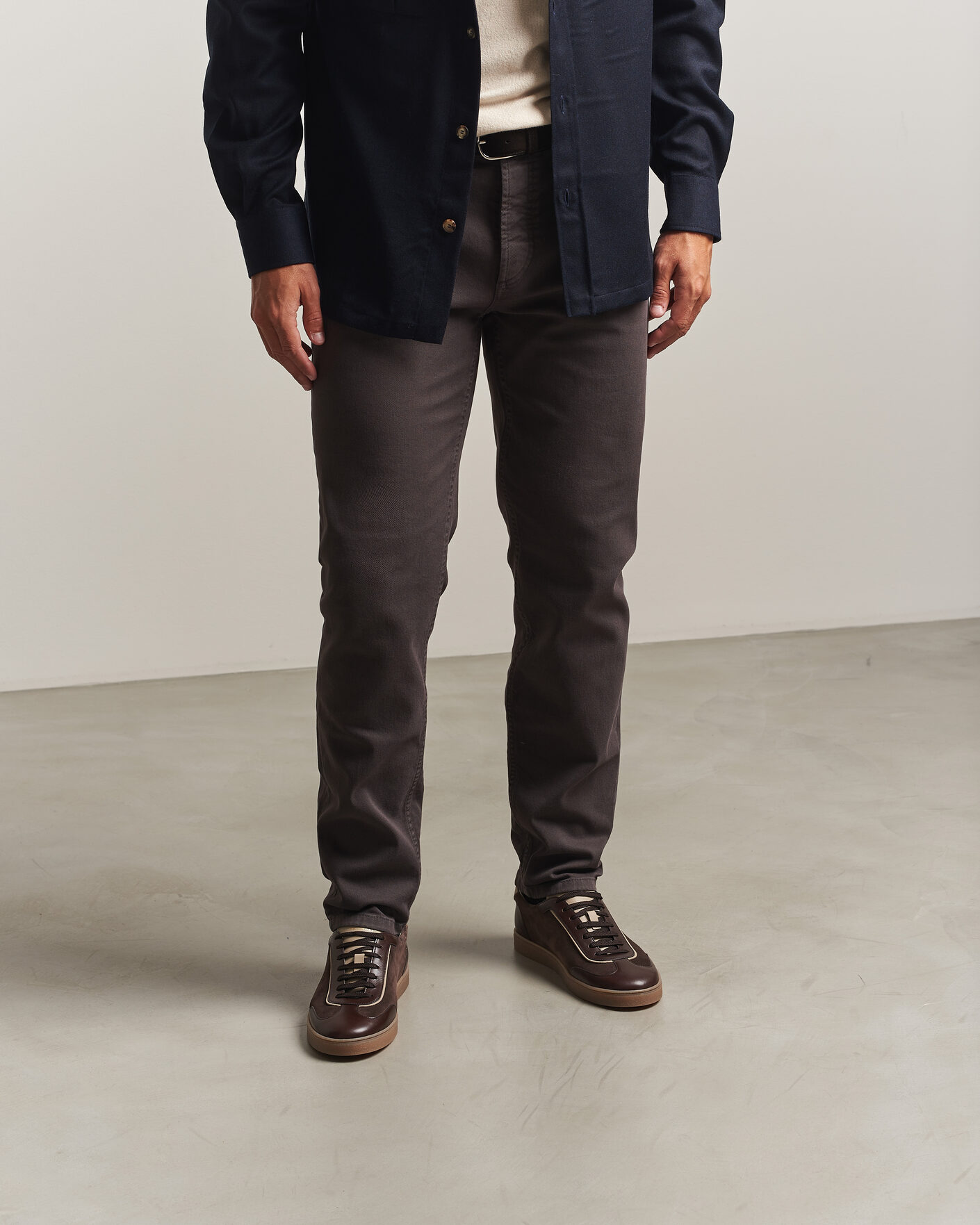 Homme | Baskets | Brunello Cucinelli | Classic Sneakers Dark Brown