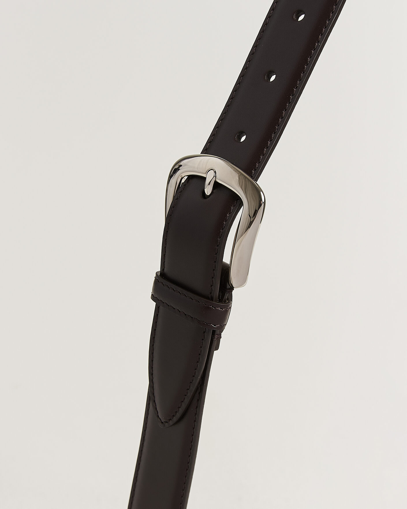 Homme | Ceintures | Brunello Cucinelli | Calf Leather Belt Dark Brown