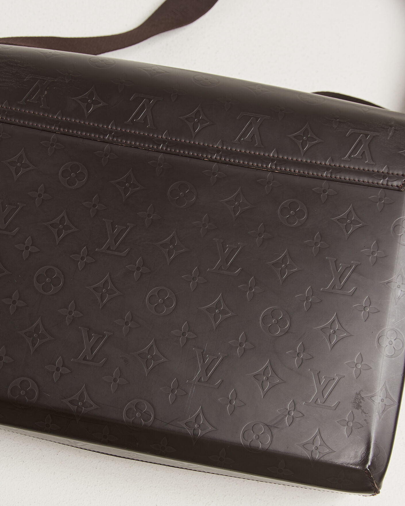 Heren | Pre-Owned & Vintage Bags | Louis Vuitton Pre-Owned | Messenger Bag Monogram Glace Bobby Brown