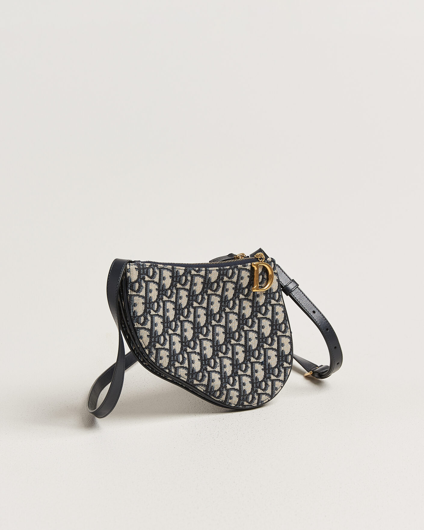Heren | Pre-Owned & Vintage Bags | Dior Pre-Owned | Saddle Oblique Rodeo Trio Pouch Blue