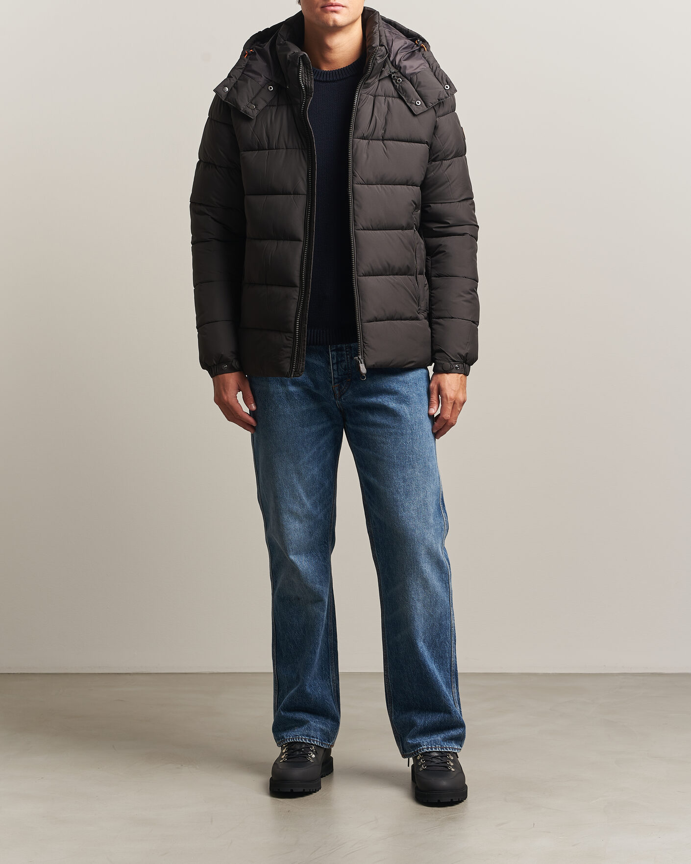 Homme | Manteaux Et Vestes | Save The Duck | Boris Matt Padded Puffer Brown Black