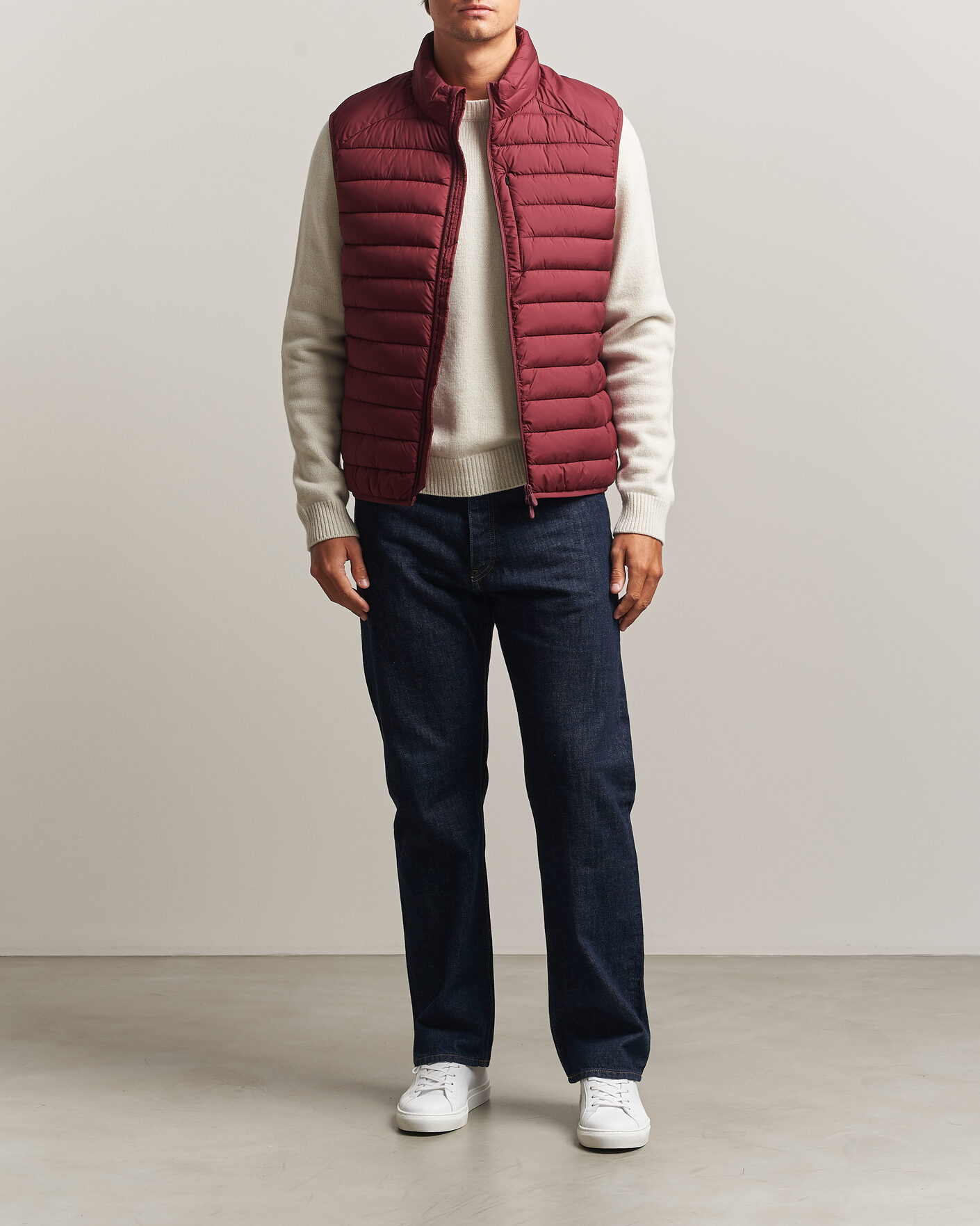 Homme | Gilets | Save The Duck | Rhus Matt Lightweight Vest Wine Red