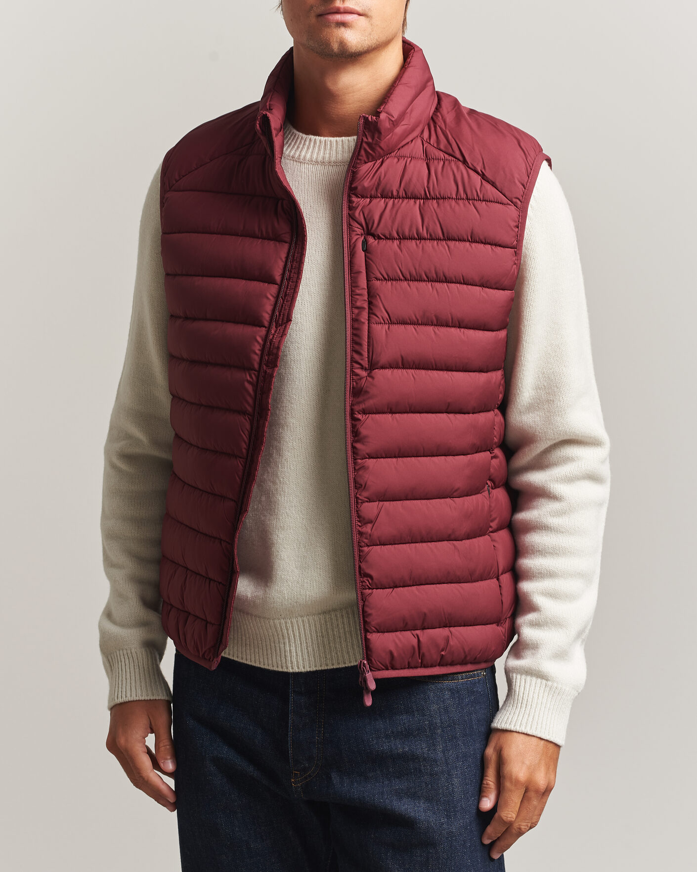 Homme | Gilets | Save The Duck | Rhus Matt Lightweight Vest Wine Red