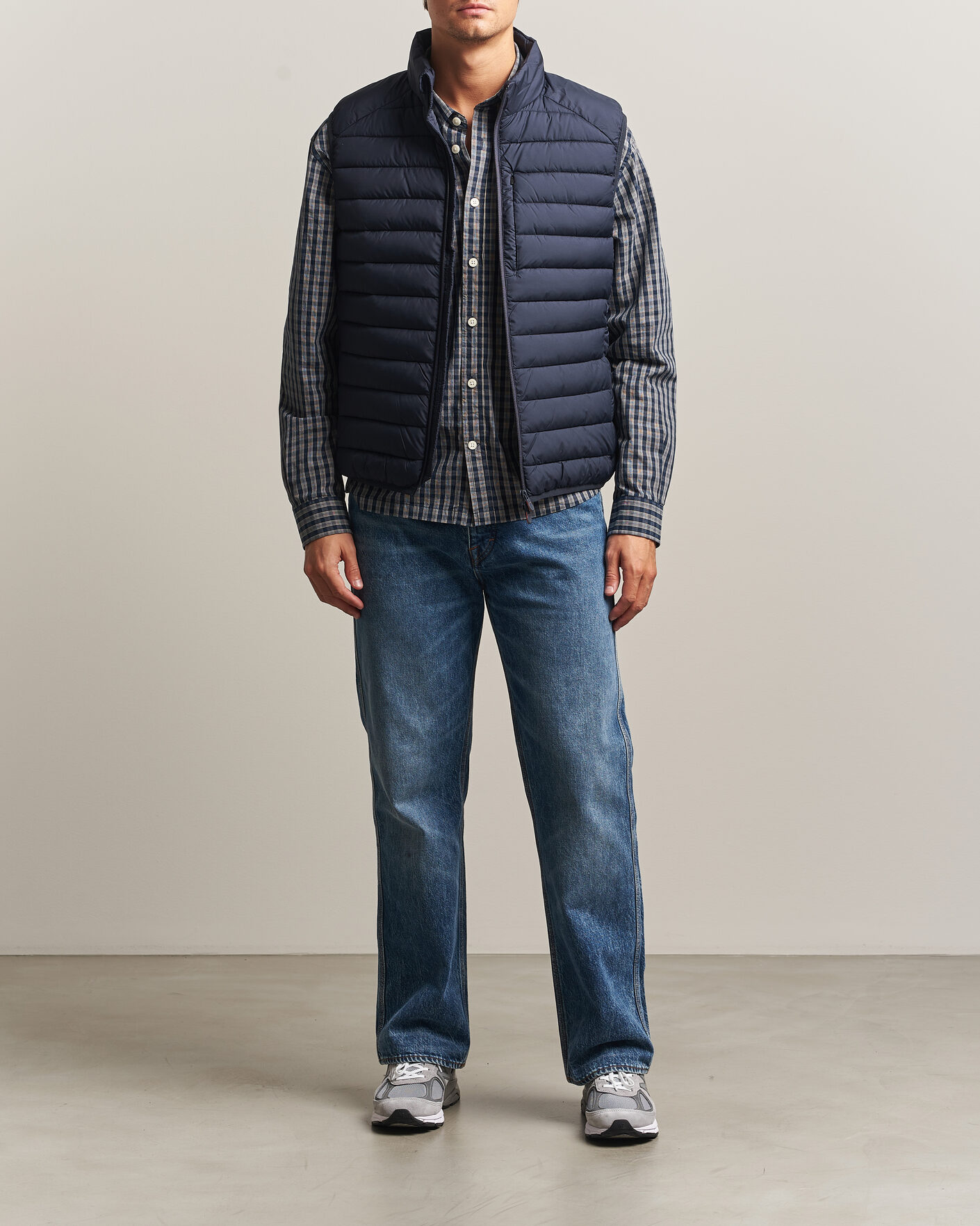 Heren | Gilets | Save The Duck | Rhus Matt Lightweight Vest Blue Black