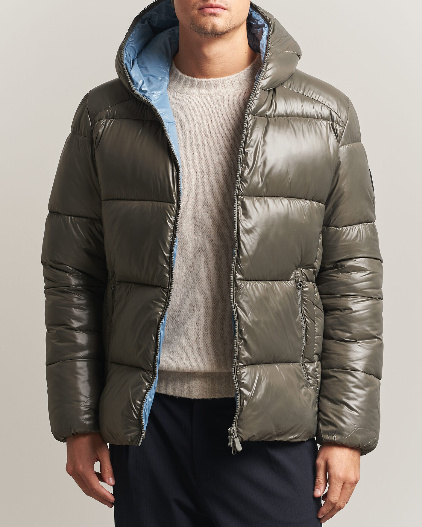 Homme | Manteaux Et Vestes | Save The Duck | Edgard Padded Puffer Gunmetal Grey