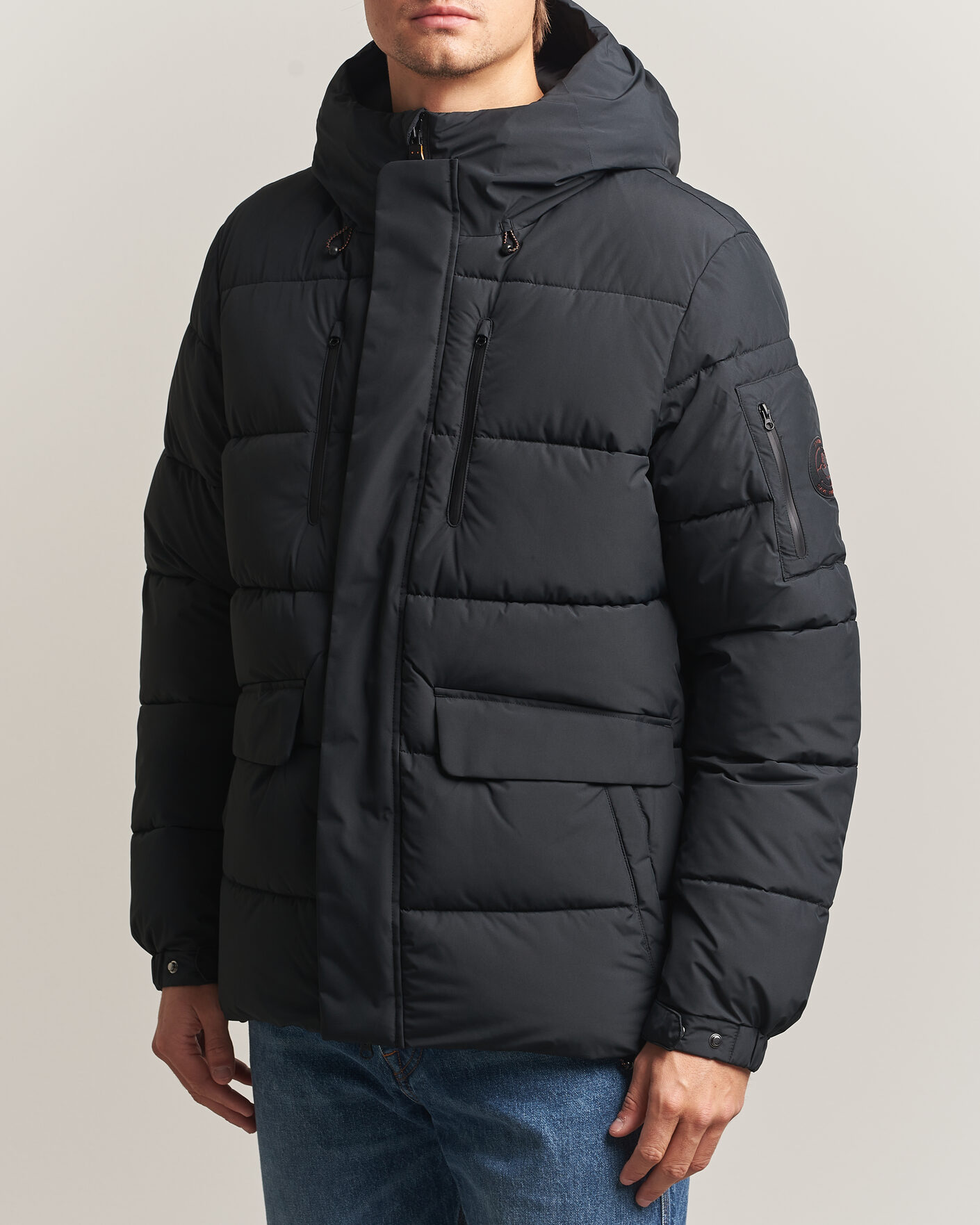 Heren | Jassen | Save The Duck | Espel Short Arctic Parka Black